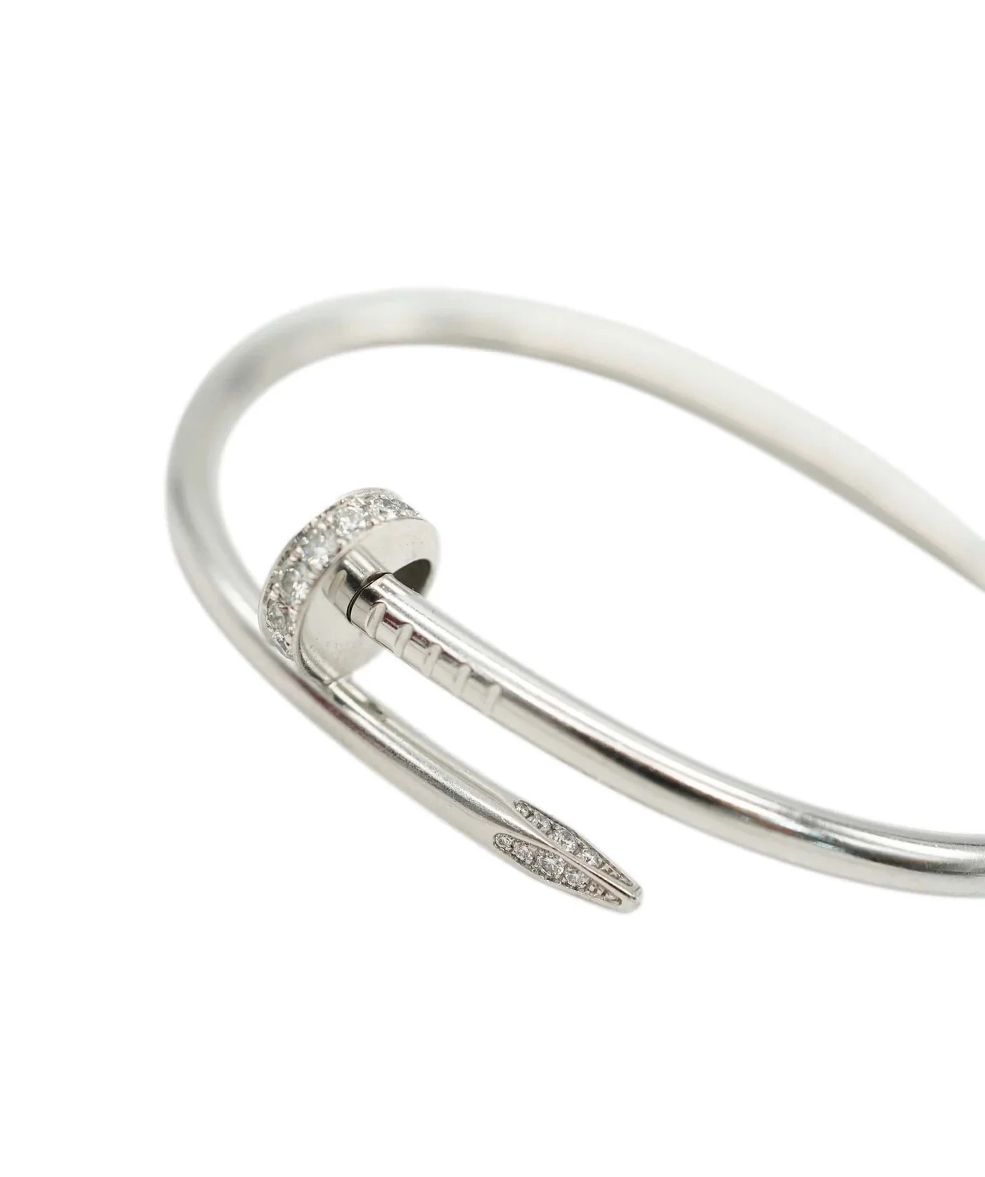 Juste Un Clou Bracelet, Diamonds (White Gold) - Image 2