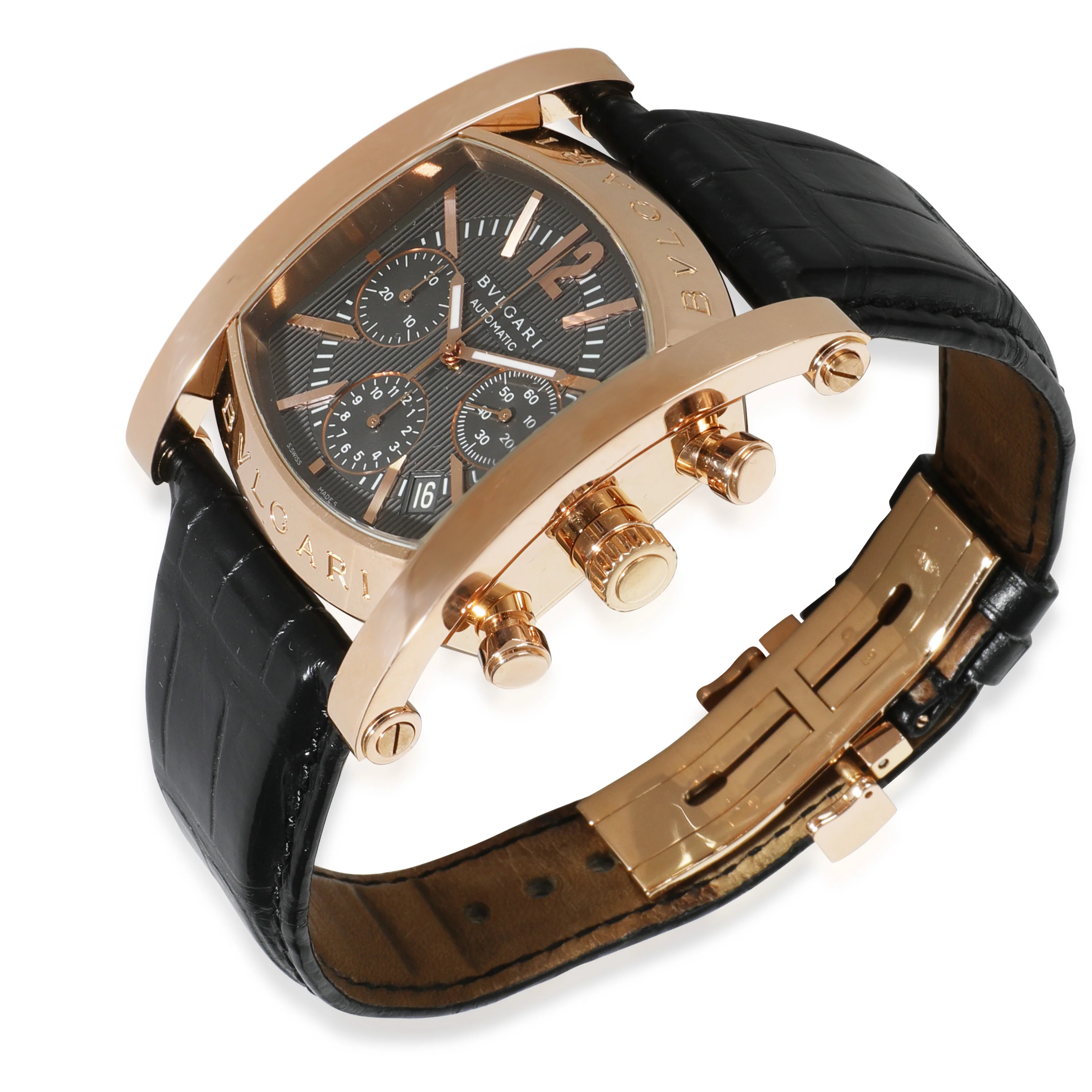 Assioma Chrono AA P 48 G CH Mens Watch in 18K Rose Gold - Image 3