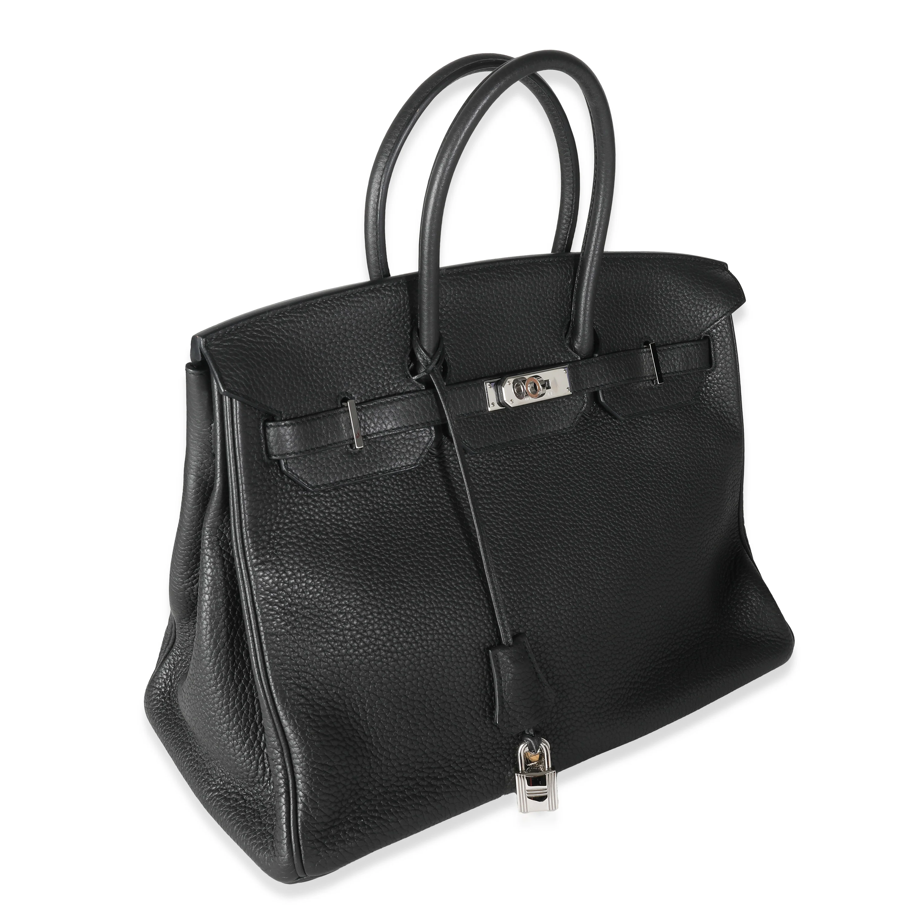 Black Clemence Birkin 35 PHW - Image 3