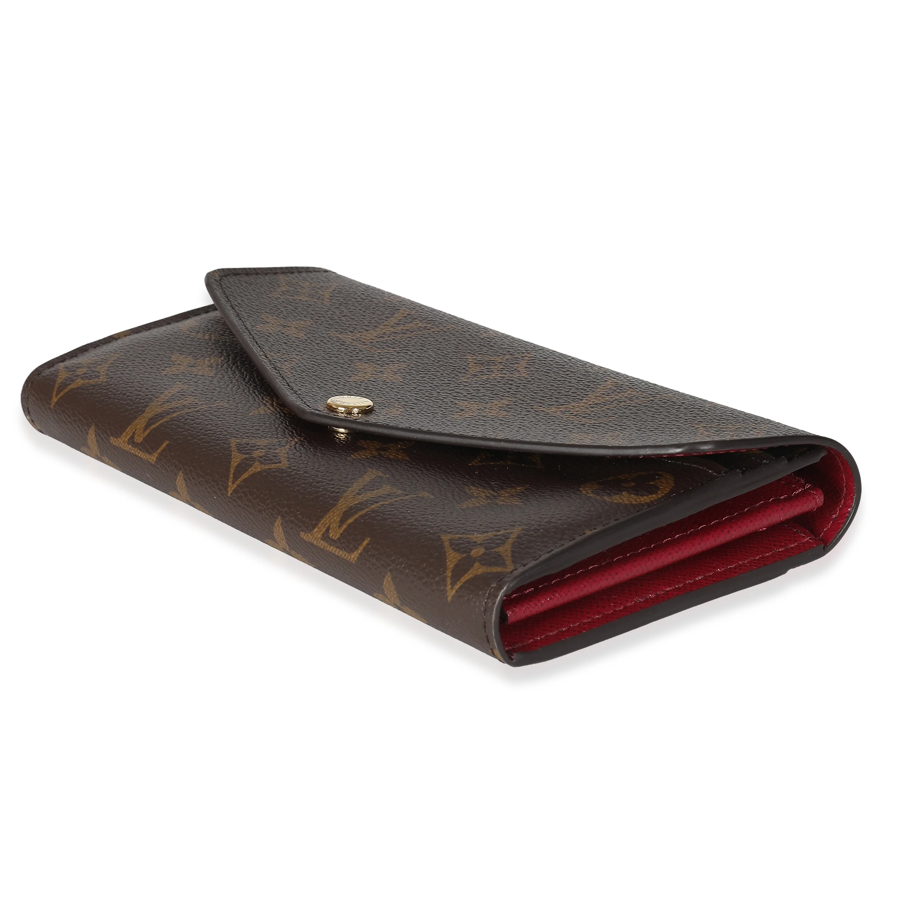 Fuchsia Monogram Canvas Sarah Wallet - Image 7