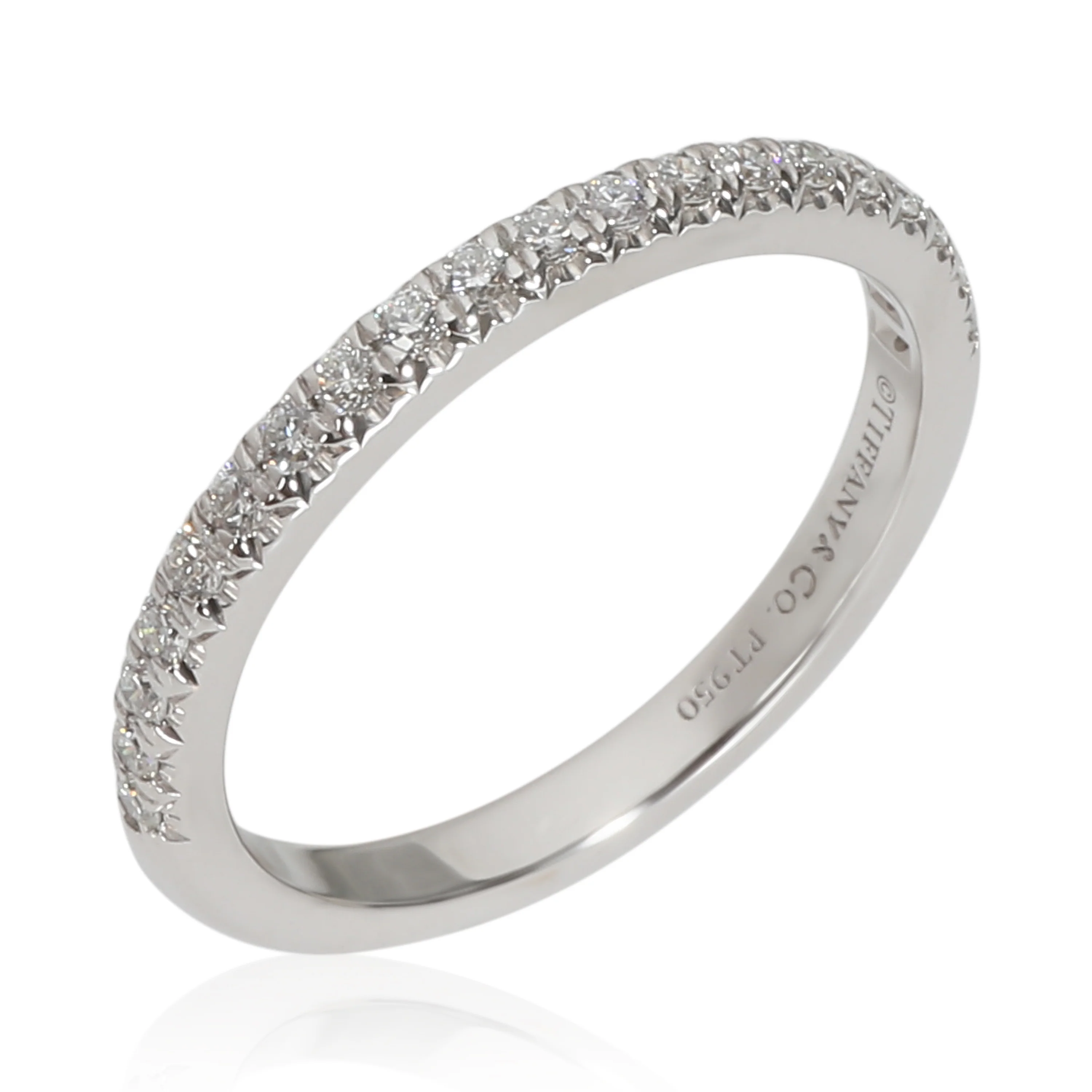 Soleste Half Eternity Band in Platinum 0.17 CTW - Image 4