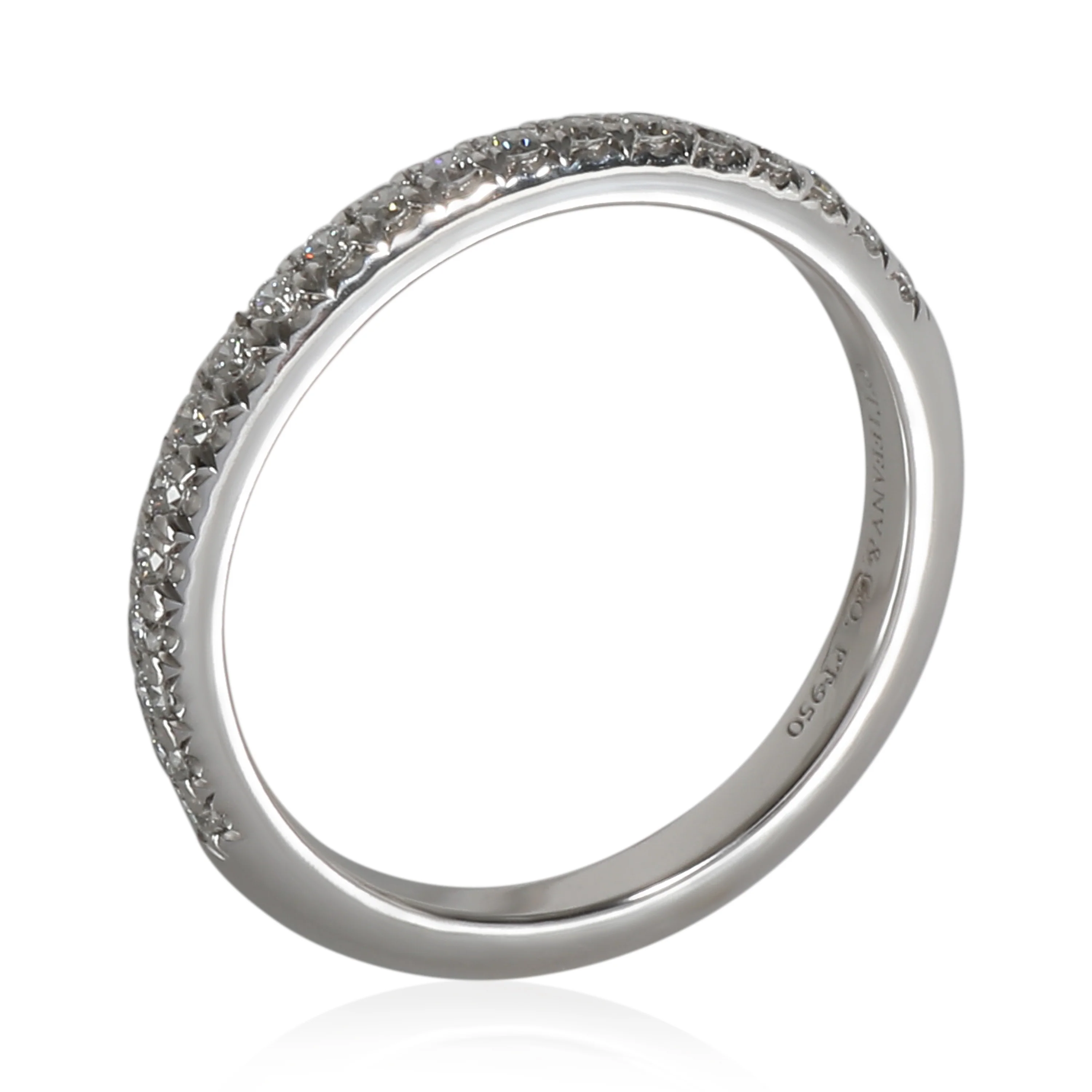 Soleste Half Eternity Band in Platinum 0.17 CTW - Image 5