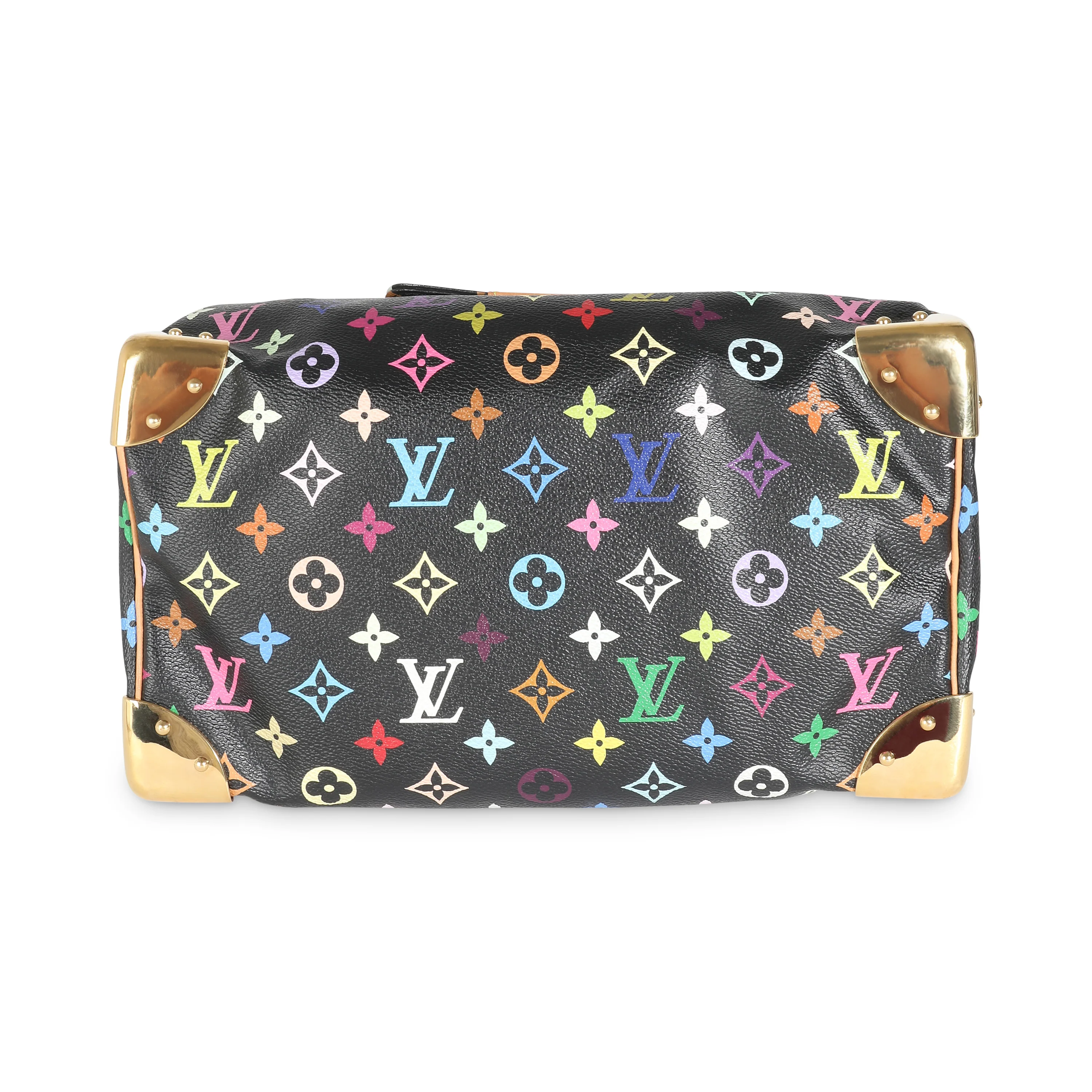 Black Multicolor Canvas Speedy 30 - Image 5