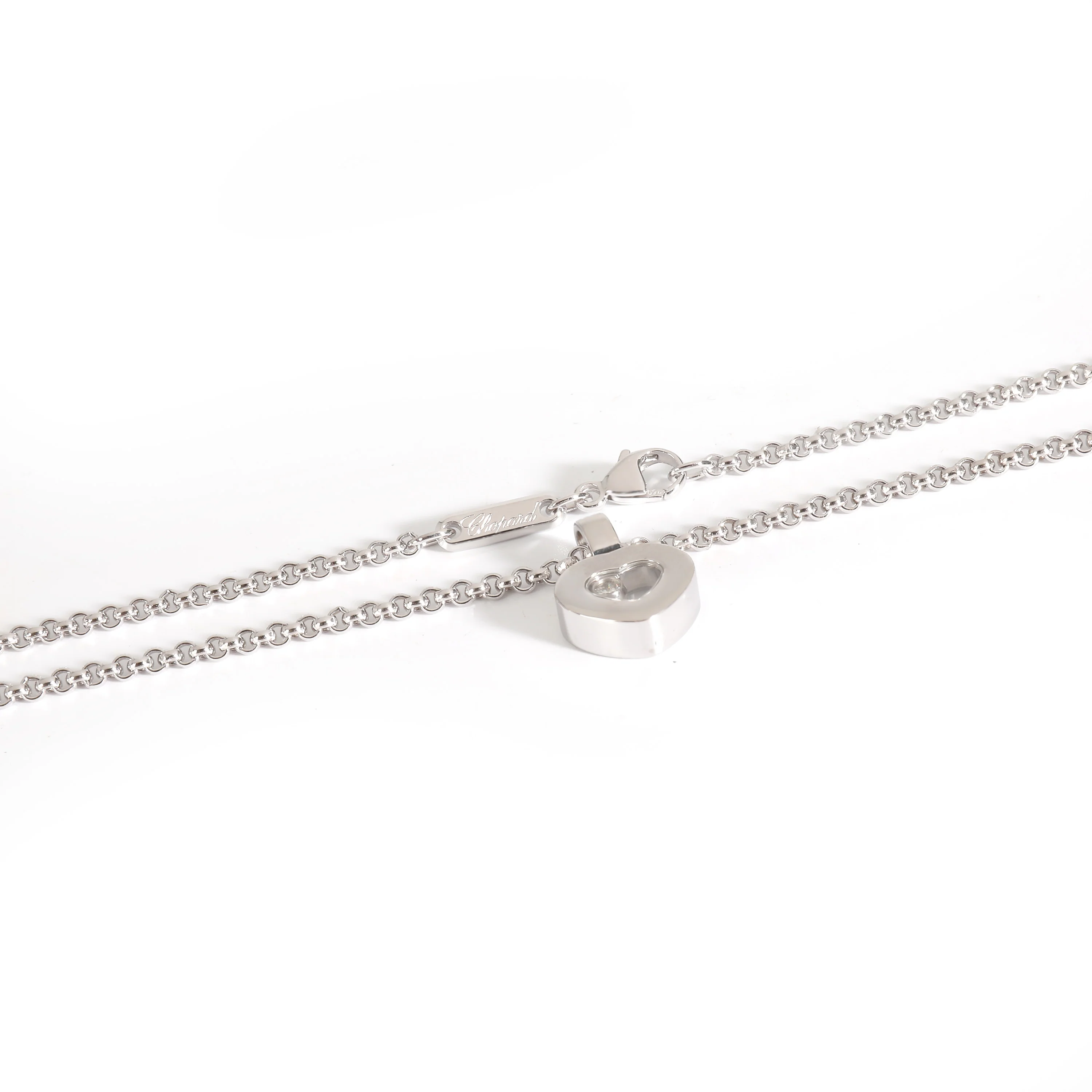 Happy Diamond Diamond Fashion Pendant in 18k White Gold 0.05 CTW - Image 3