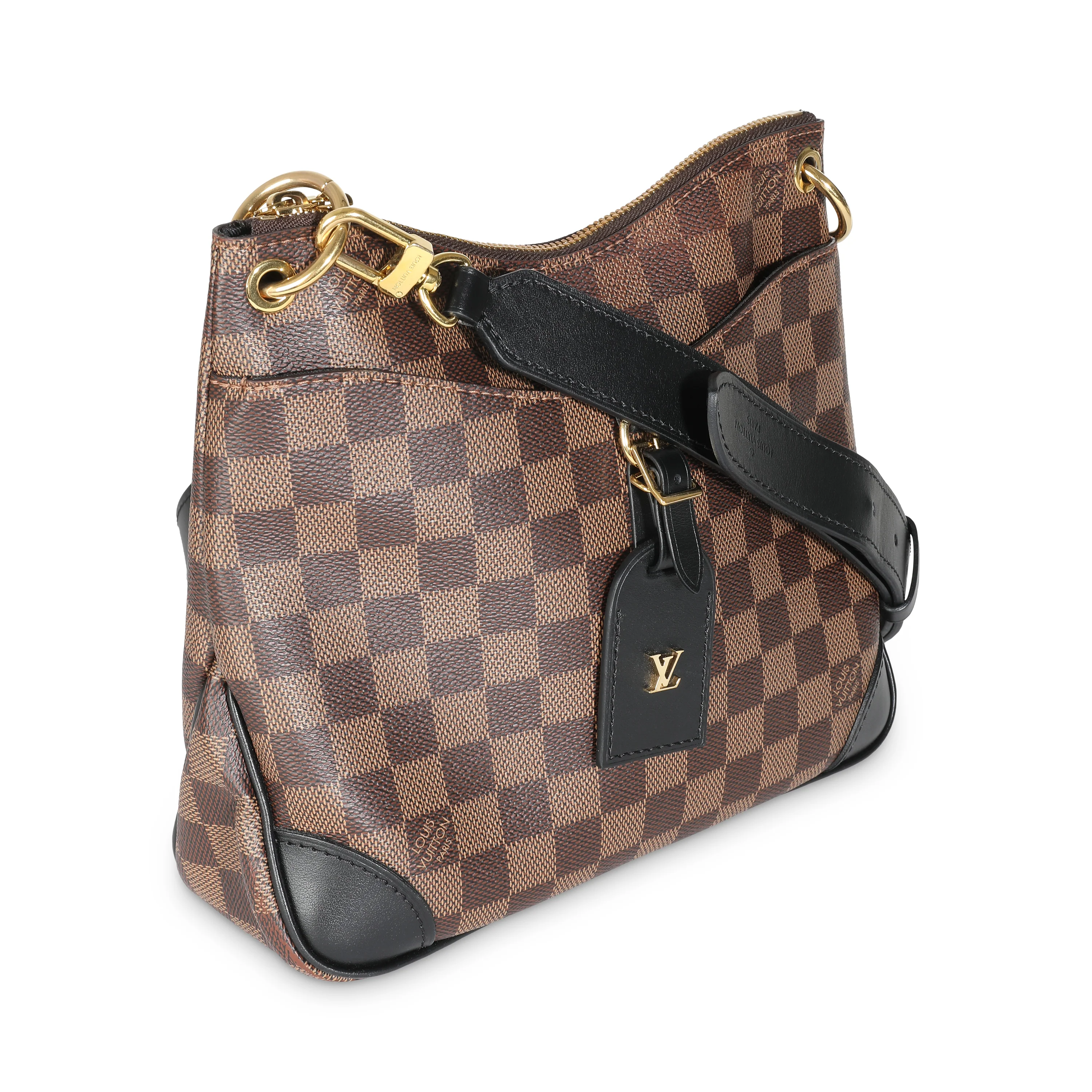 Black Damier Ebene Canvas Odeon PM - Image 3