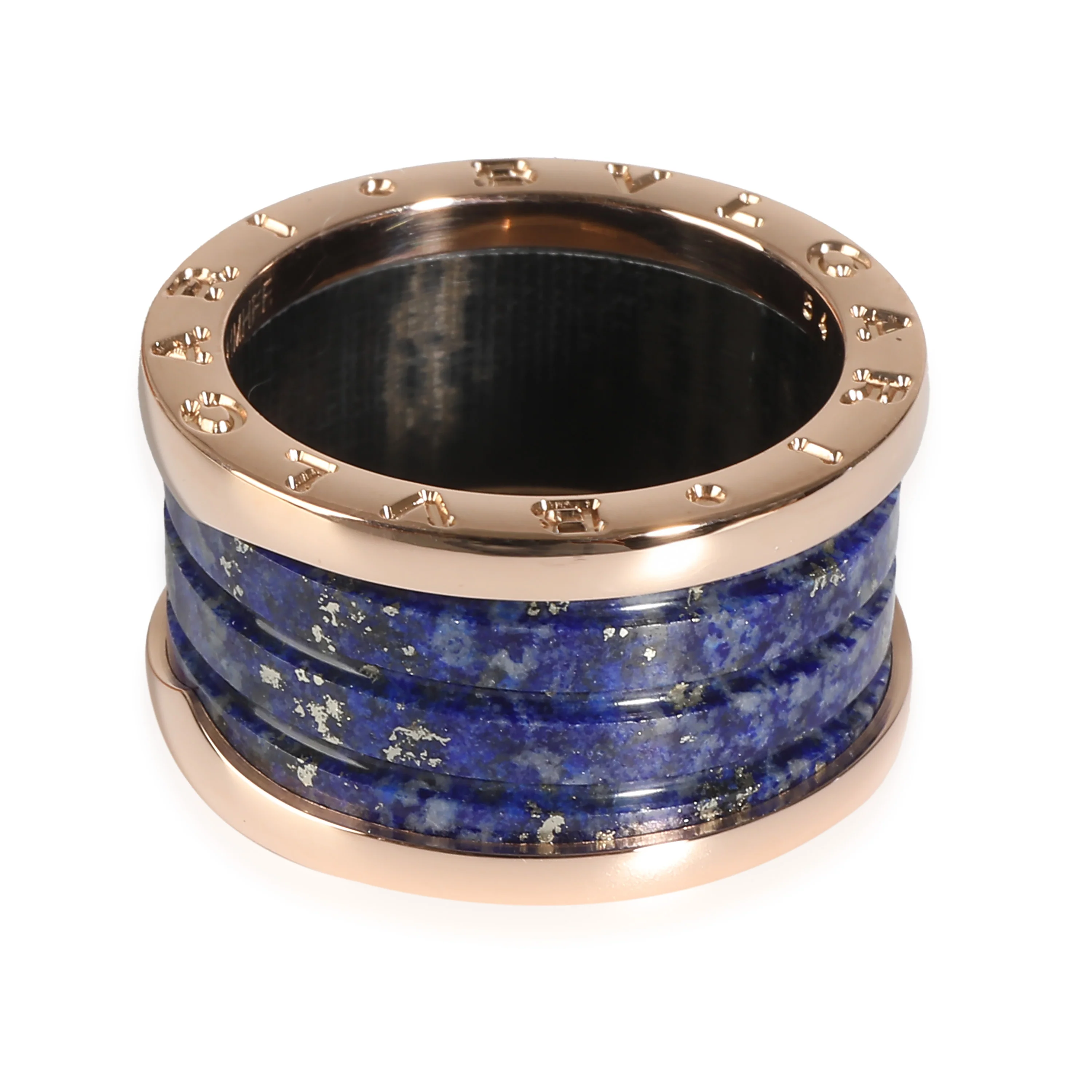 B.zero1 Lapis Lazuli Ring in 18k Rose Gold - Image 2