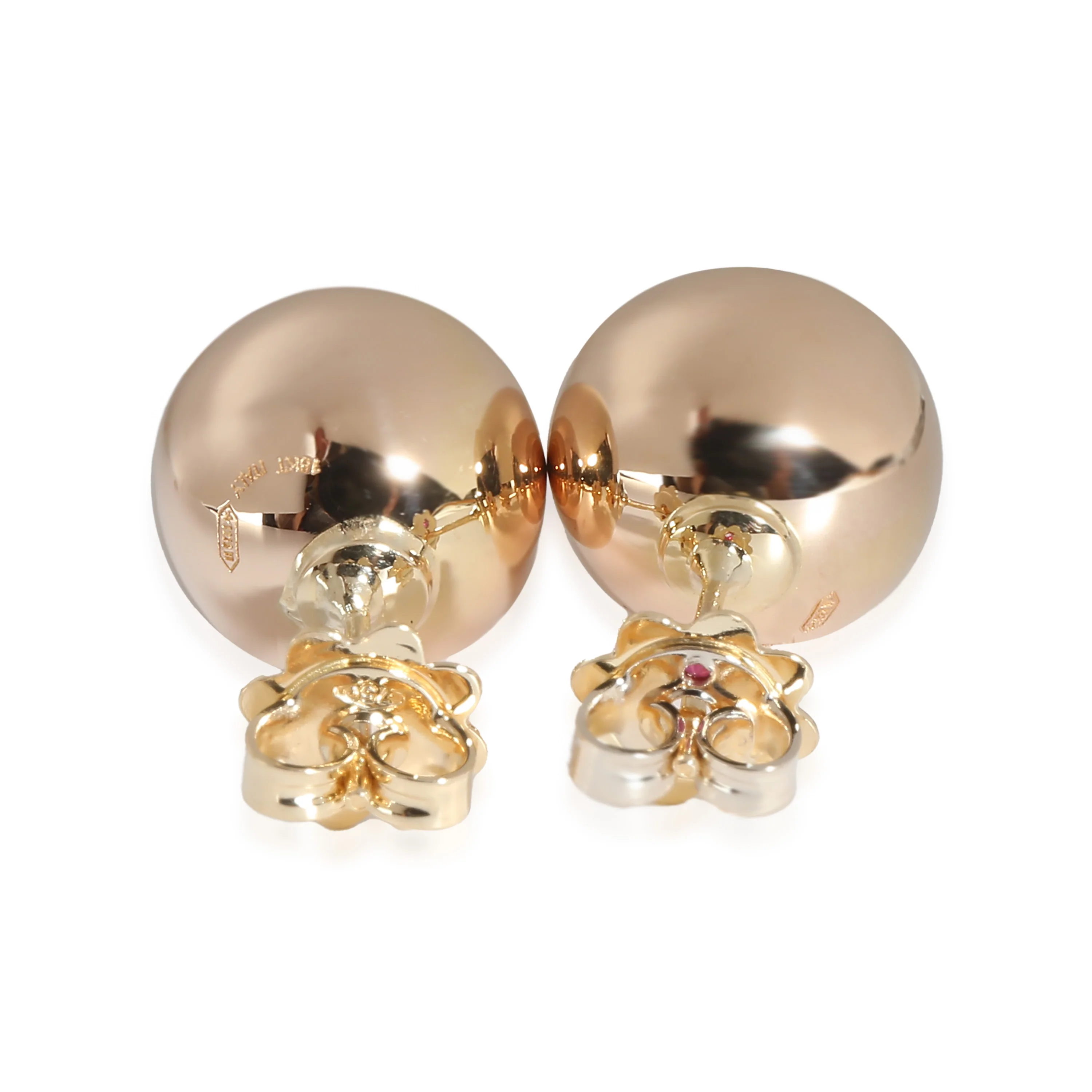 Ball Earrings in 18k Yellow Gold - Image 3