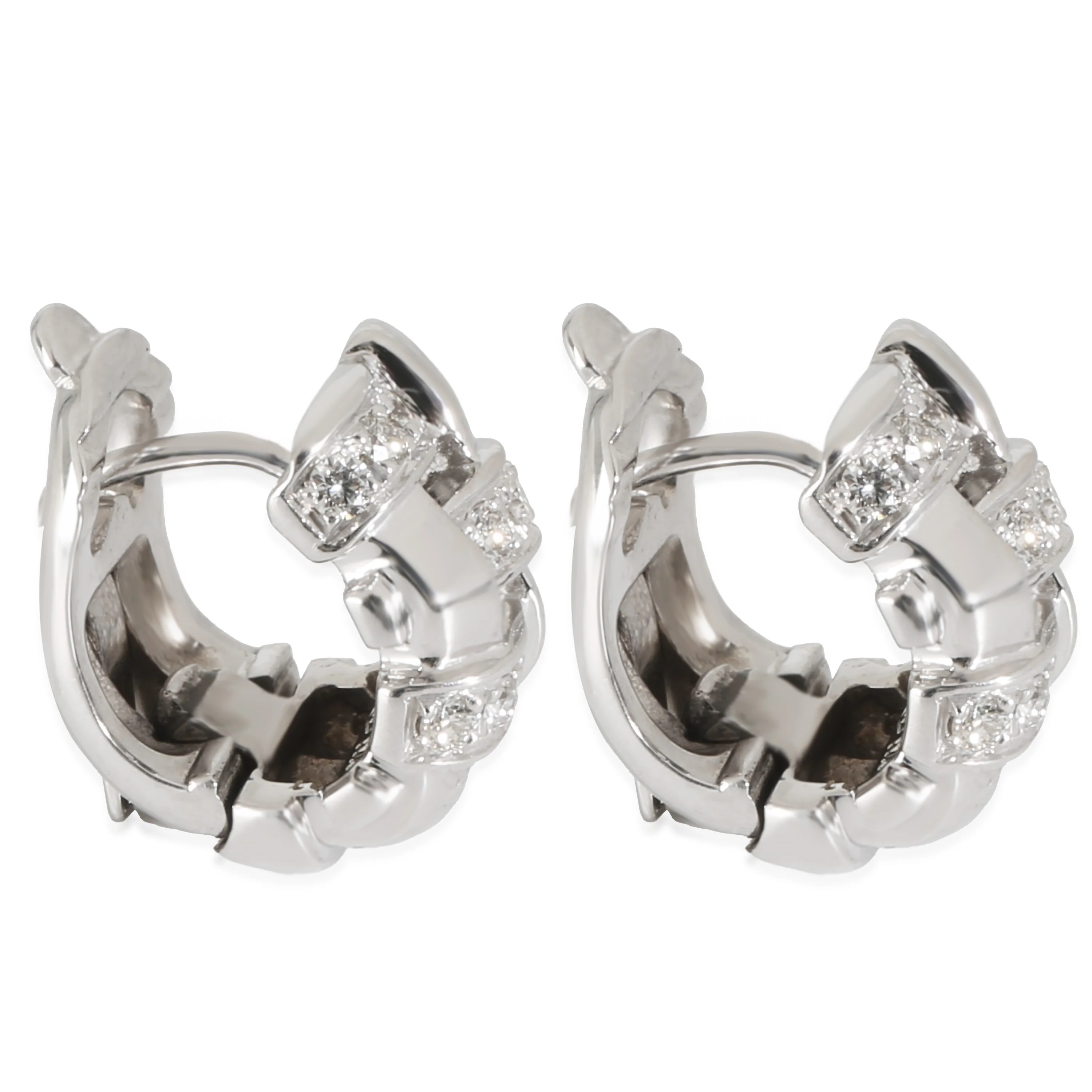Vennerie Basket Weave Diamond Earring, 1/3 Ctw. - Image 2
