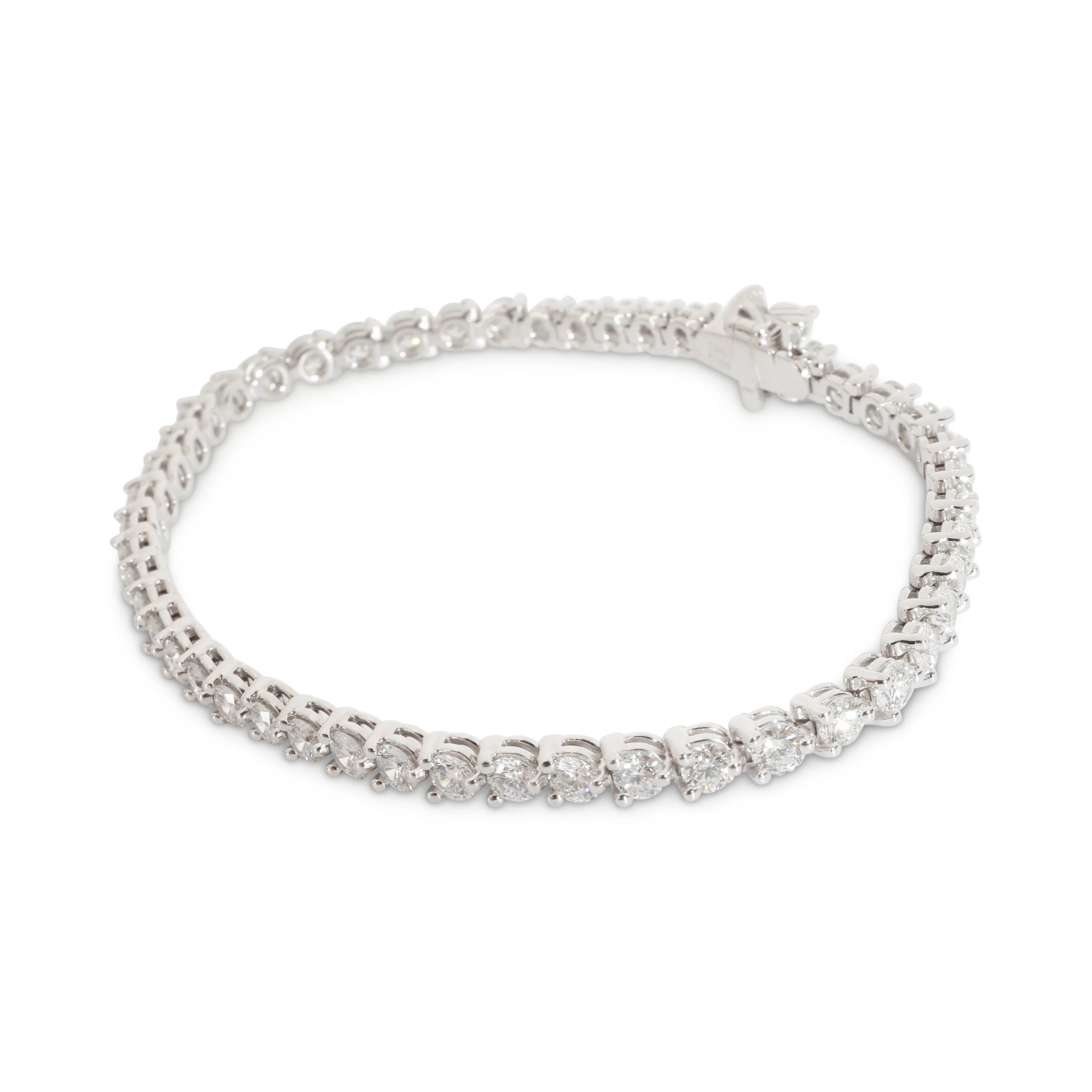 Victoria Bracelet in Platinum 4.49 CTW - Image 2