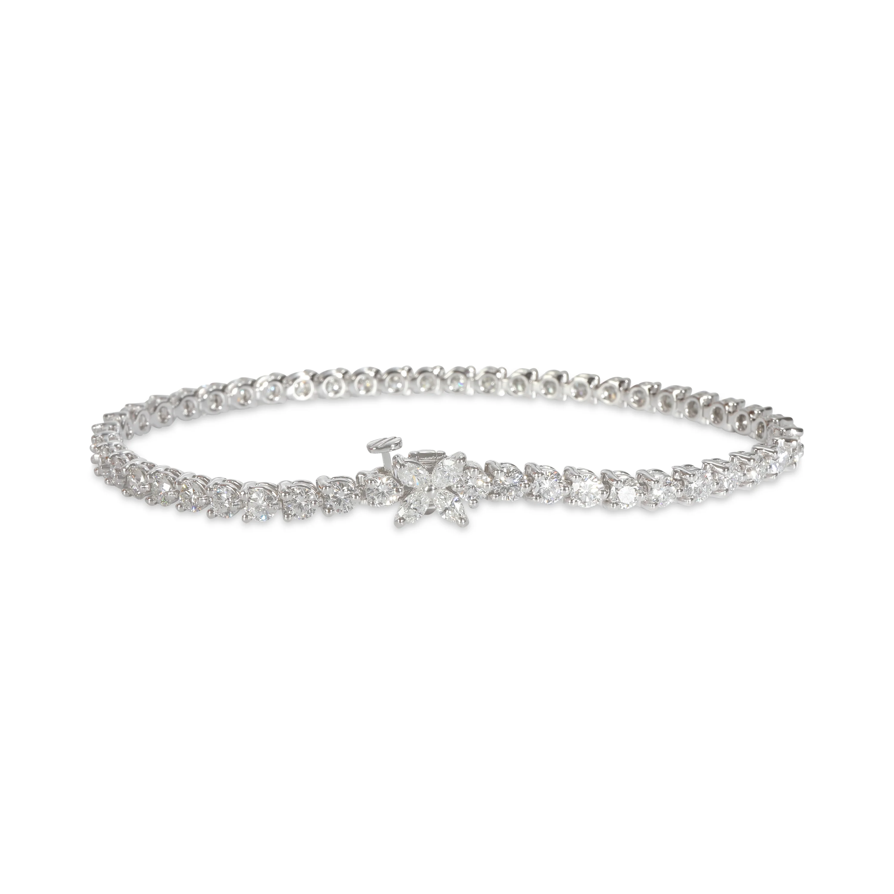 Victoria Bracelet in Platinum 4.49 CTW - Image 4