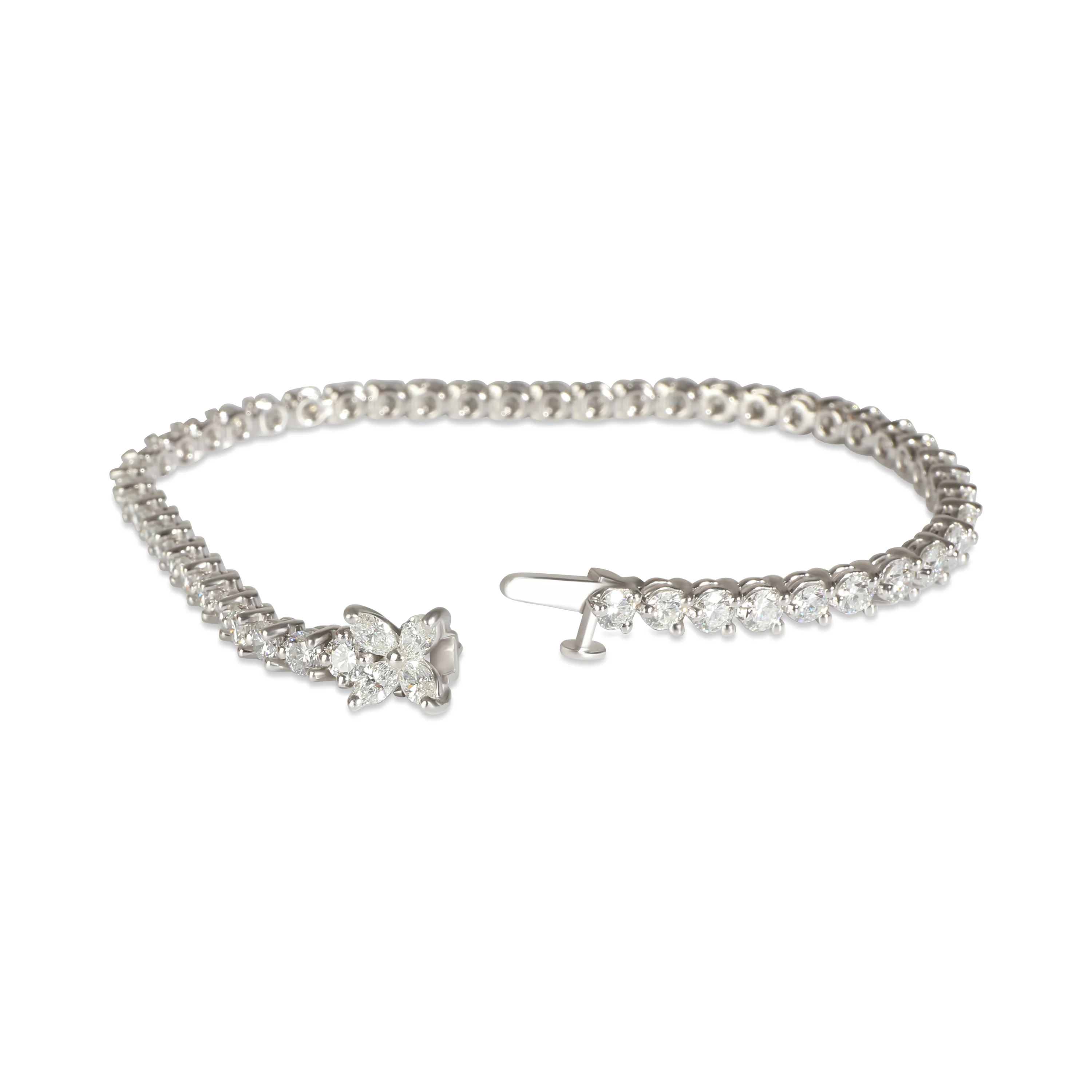 Victoria Bracelet in Platinum 4.49 CTW - Image 6