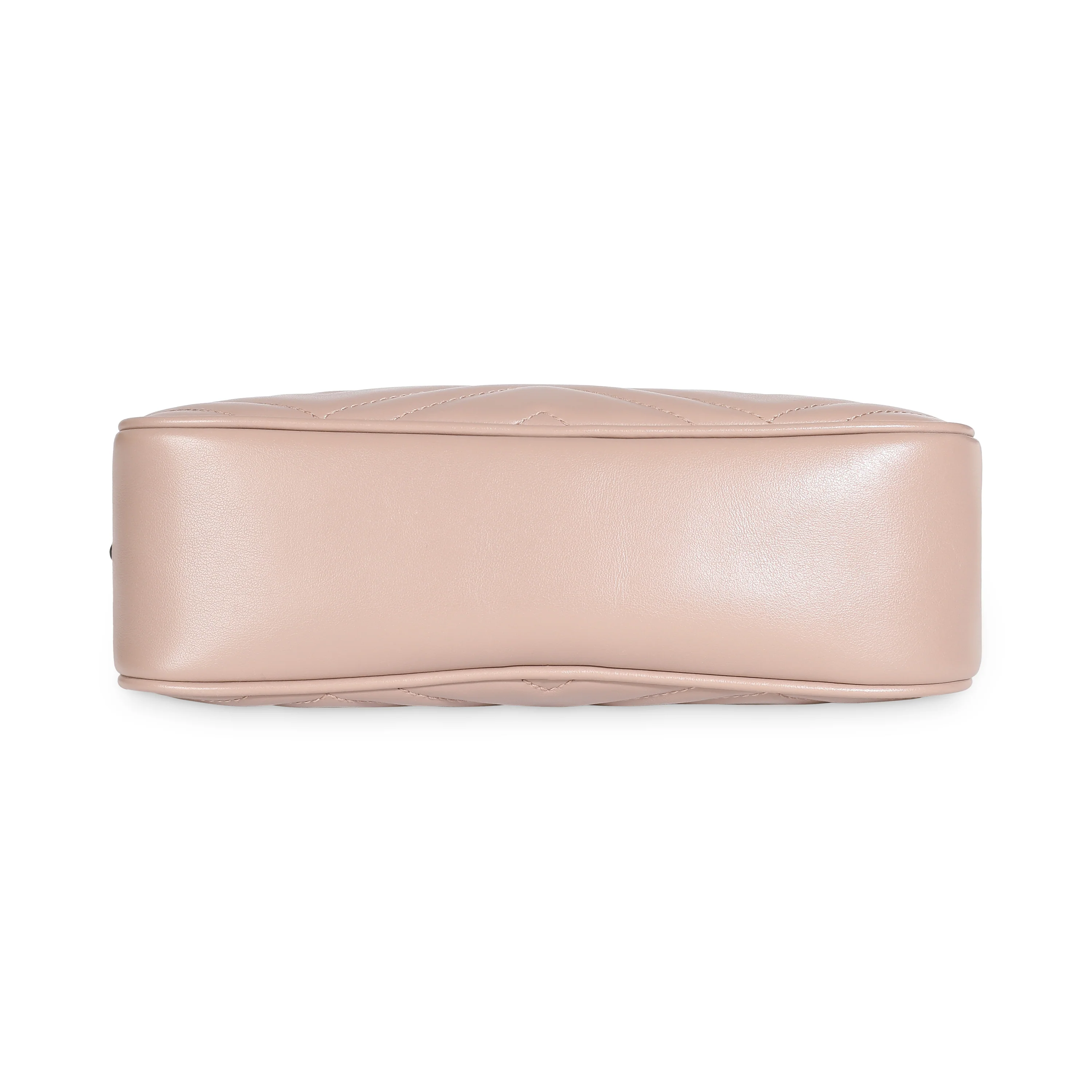 Porcelain Rose Matelasse Calfskin Small GG Marmont Shoulder Bag - Image 5