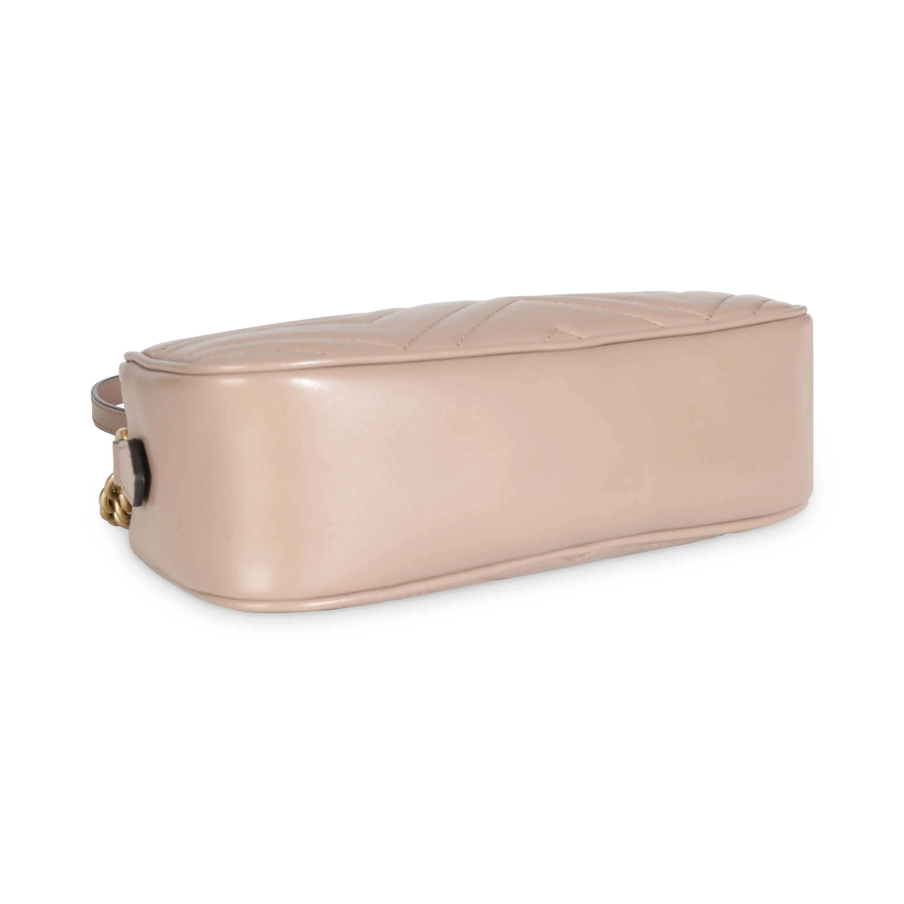Porcelain Rose Matelasse Calfskin Small GG Marmont Shoulder Bag - Image 6