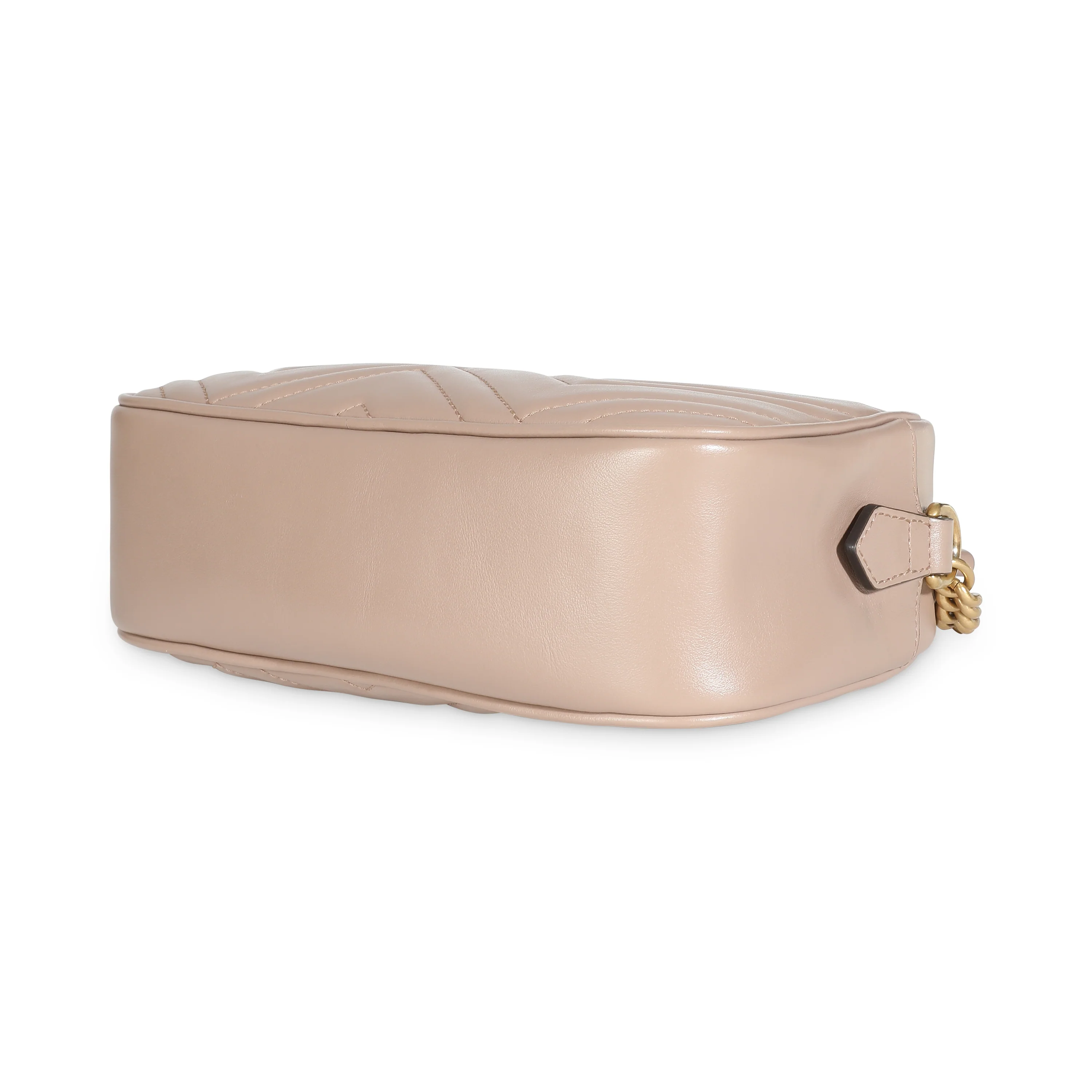 Porcelain Rose Matelasse Calfskin Small GG Marmont Shoulder Bag - Image 7