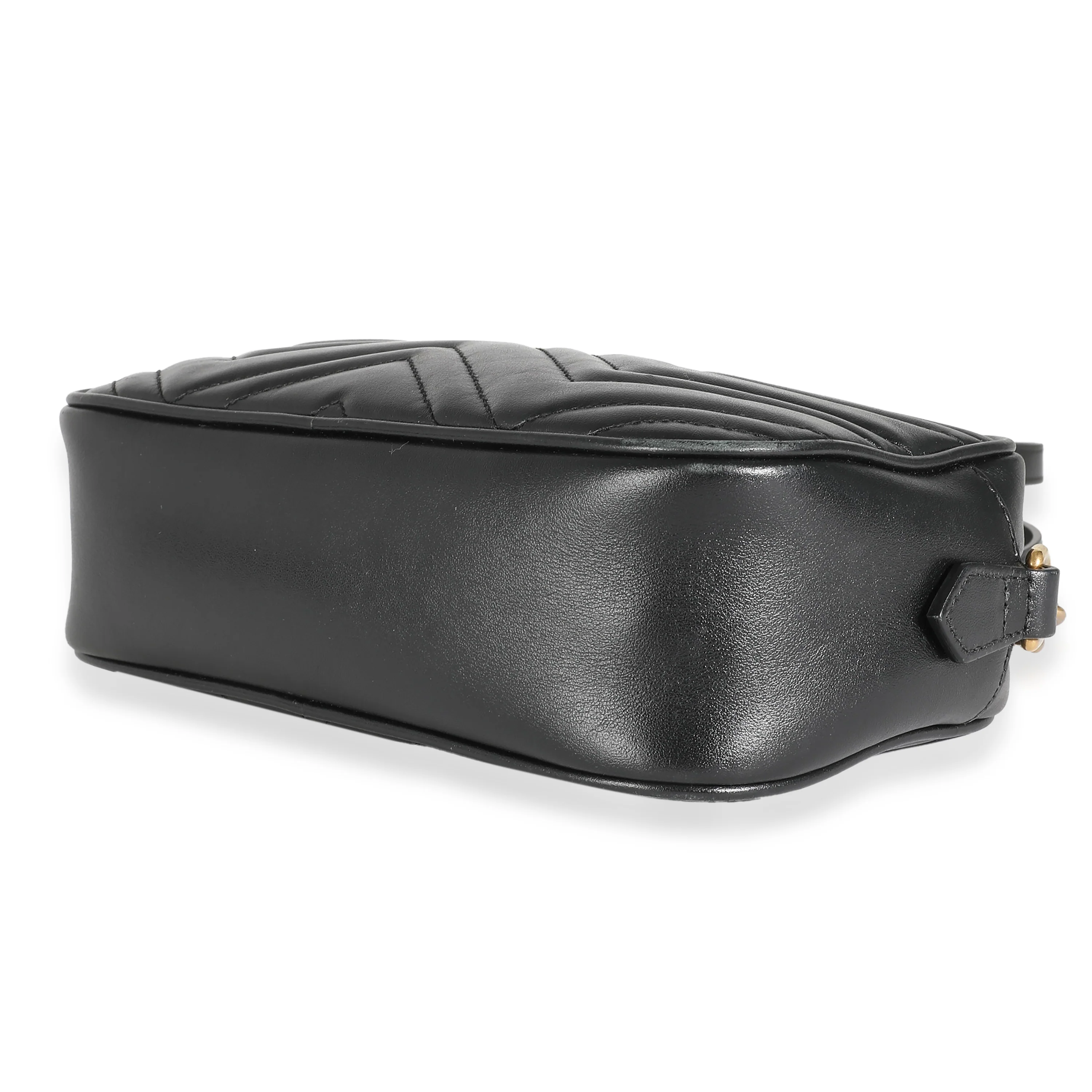 Black Matelasse Small GG Marmont Camera Bag - Image 7