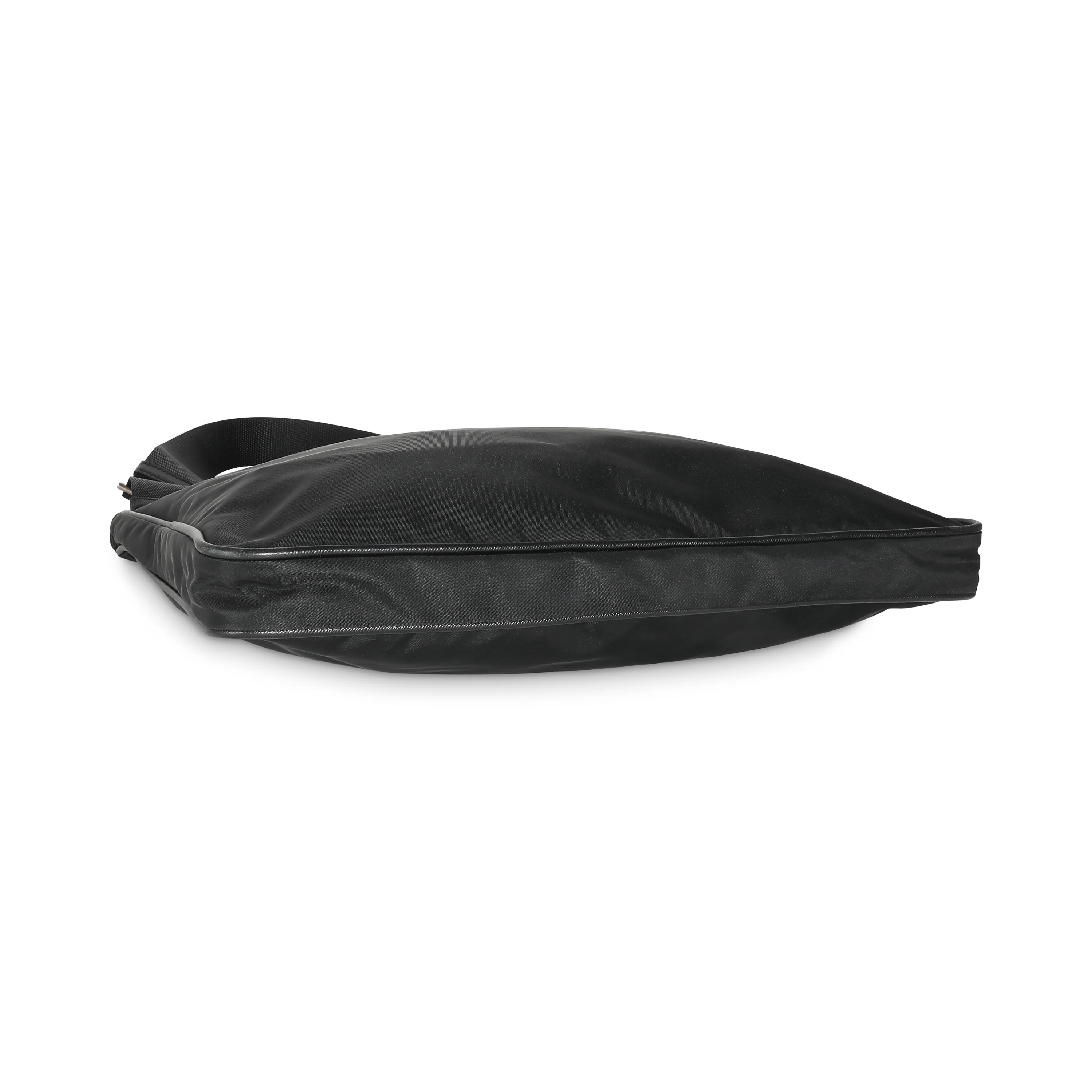 Black Nylon Tessuto Logo Messenger Bag - Image 6