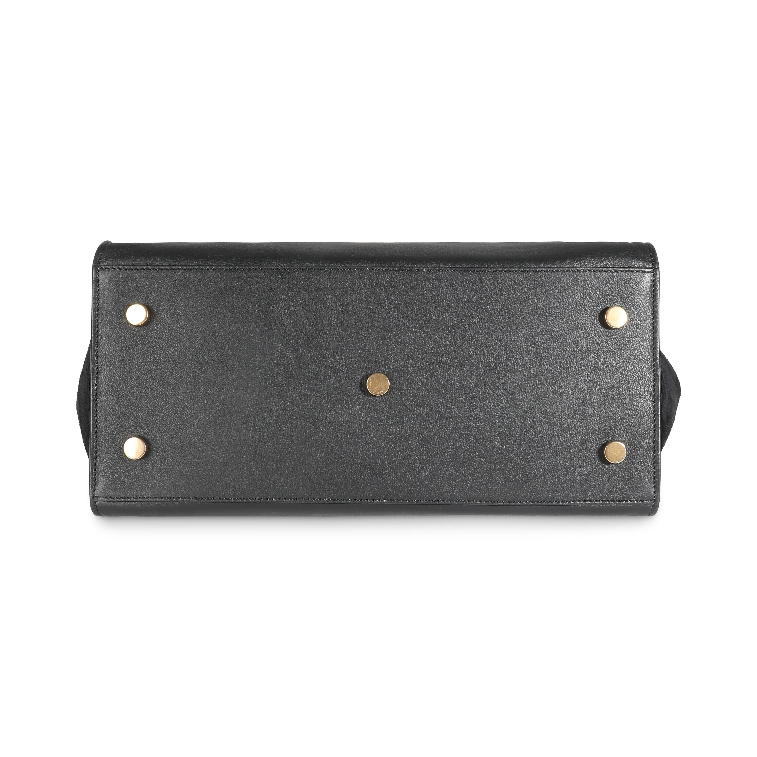 Black Smooth Calfskin Monogram Downtown Cabas - Image 5
