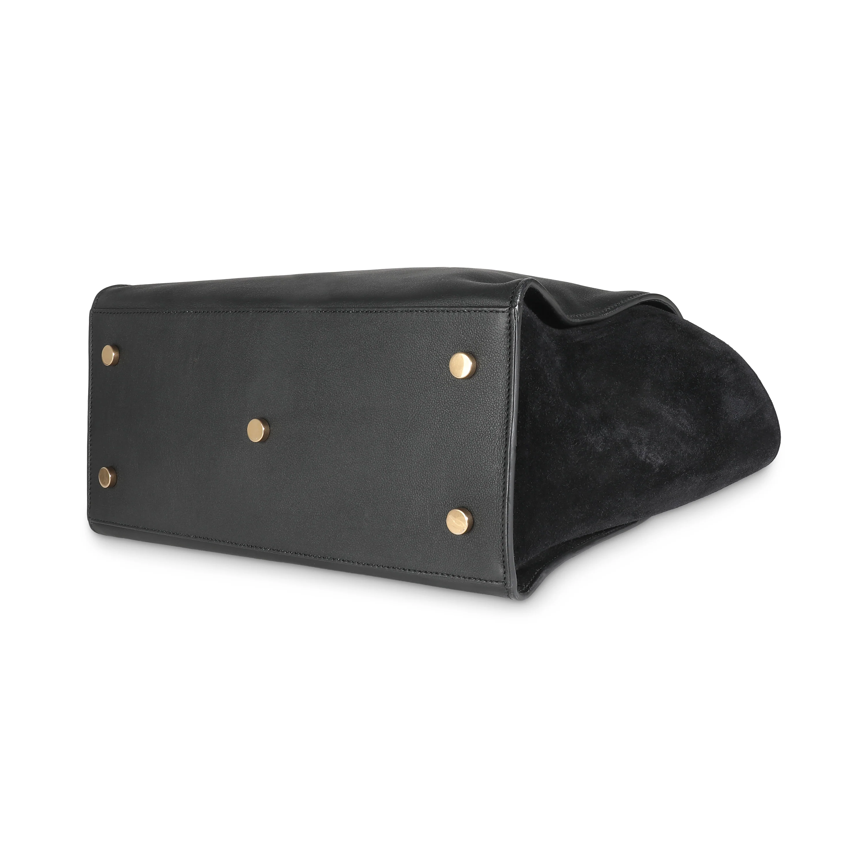 Black Smooth Calfskin Monogram Downtown Cabas - Image 7