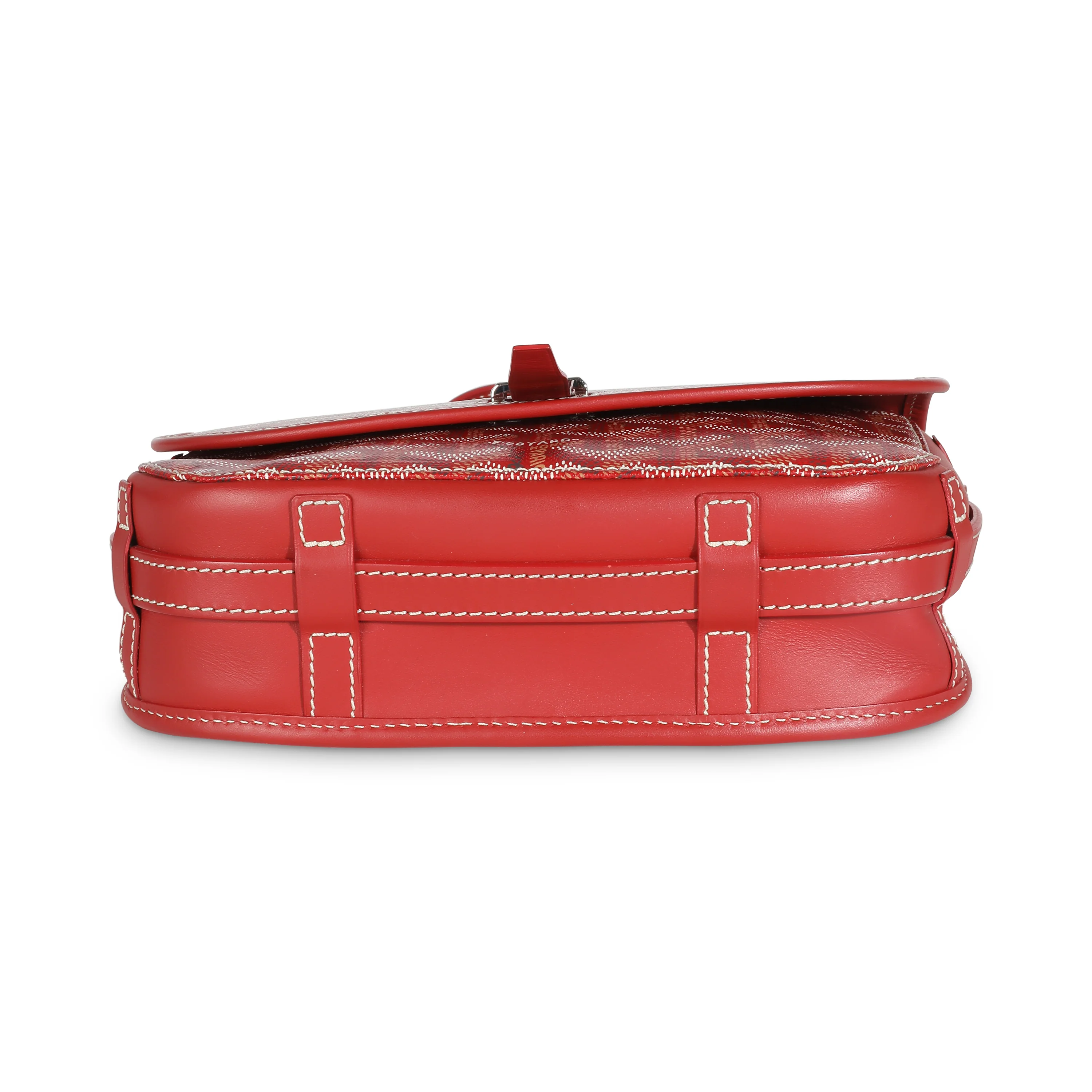 Red Goyardine Canvas Belvedere II PM - Image 5