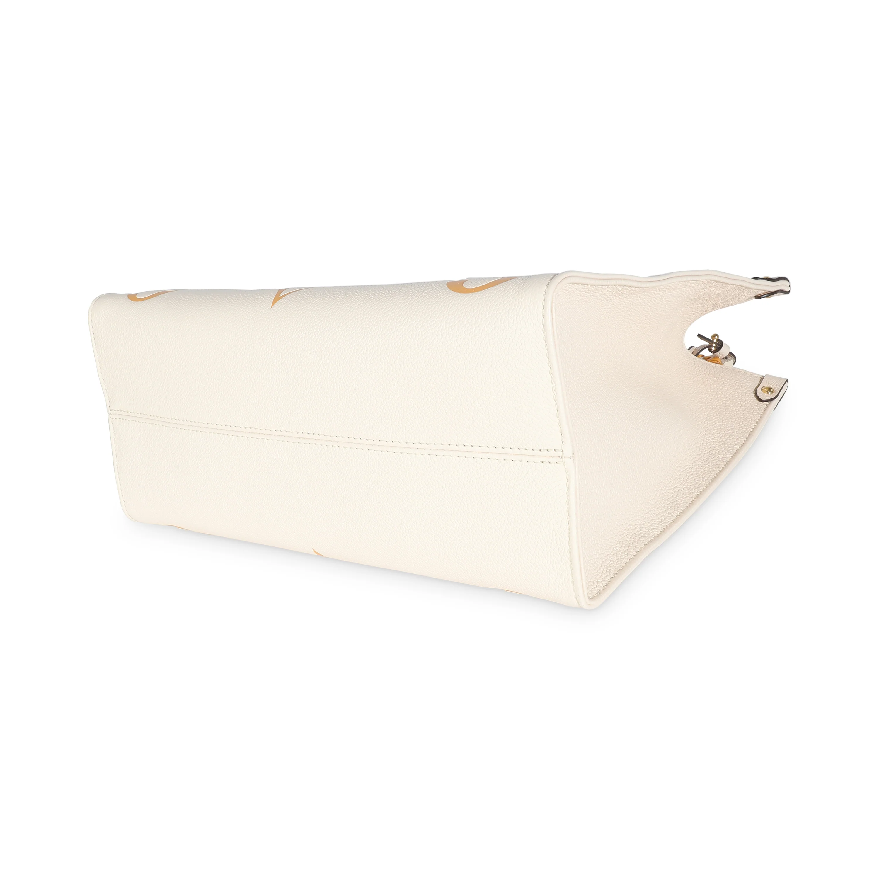 Cream Saffron Giant Monogram Empreinte Onthego MM - Image 6