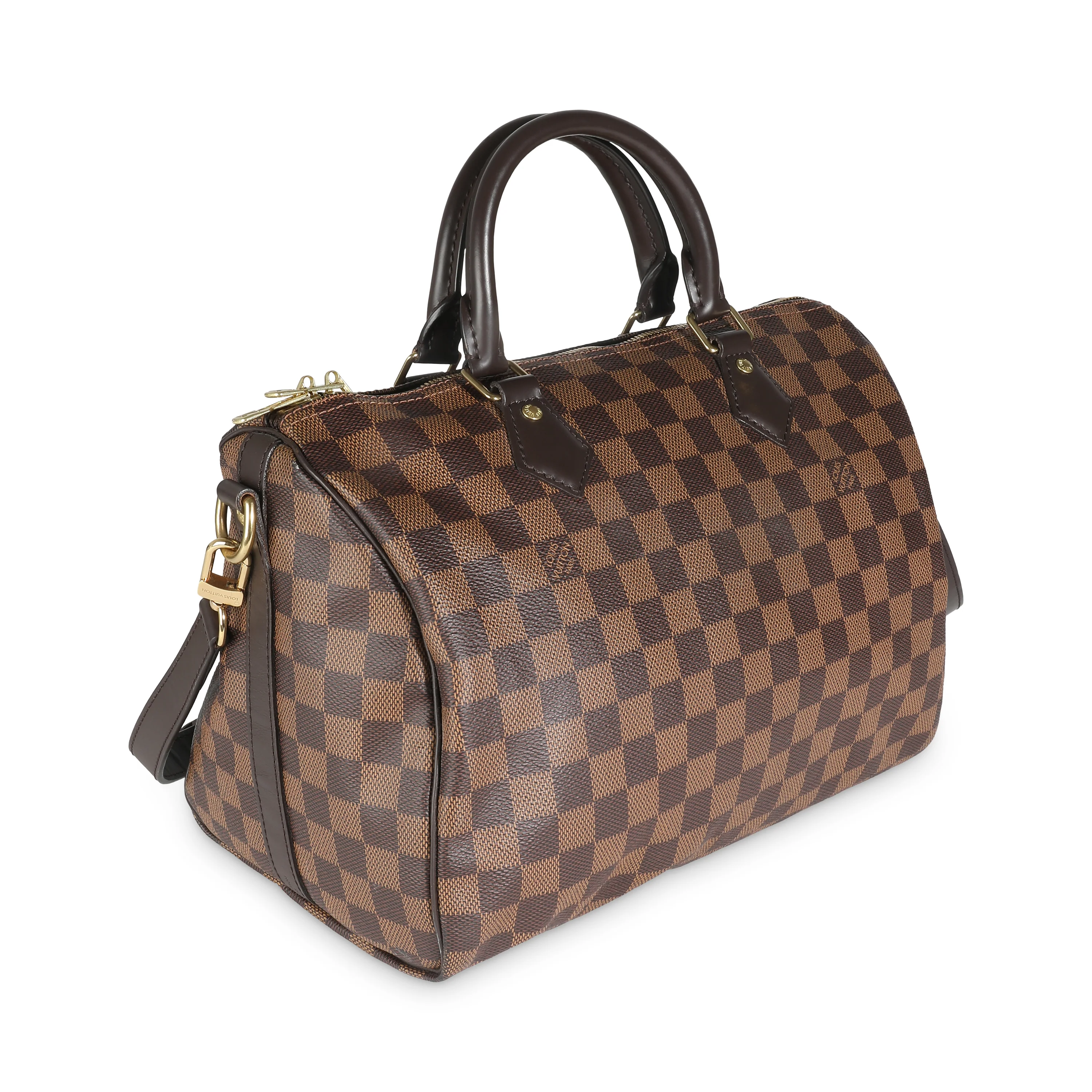 Damier Ebene Canvas Speedy Bandouliere 30 - Image 3