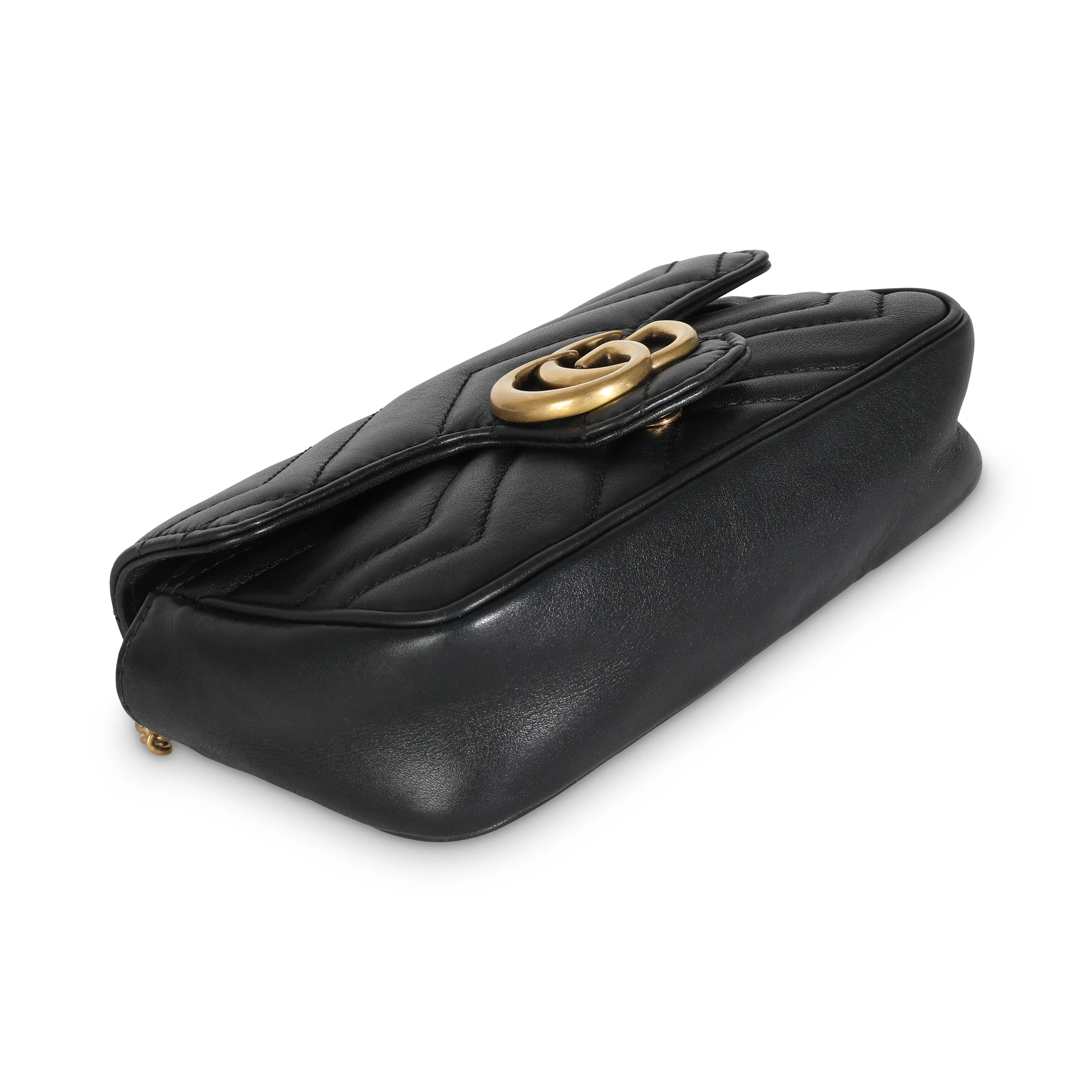 Black Matelasse Calfskin Super Mini Marmont - Image 7