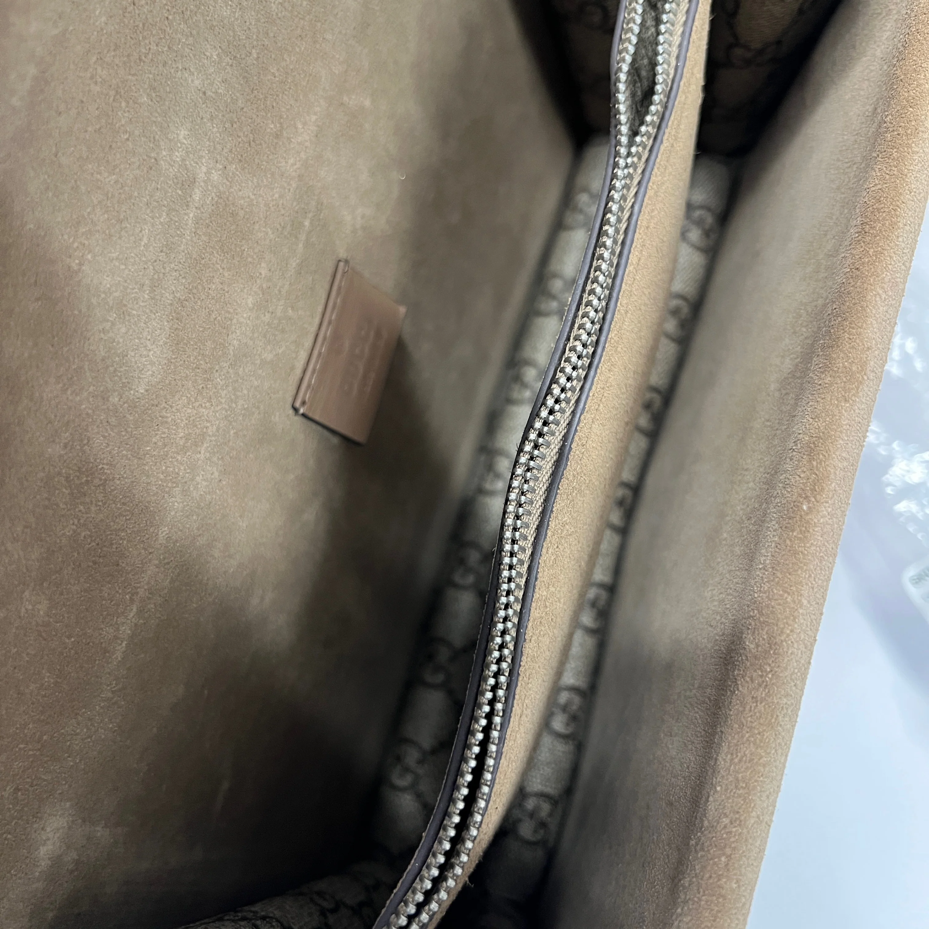 Beige GG Supreme Canvas Small Dionysus Bag - Image 8