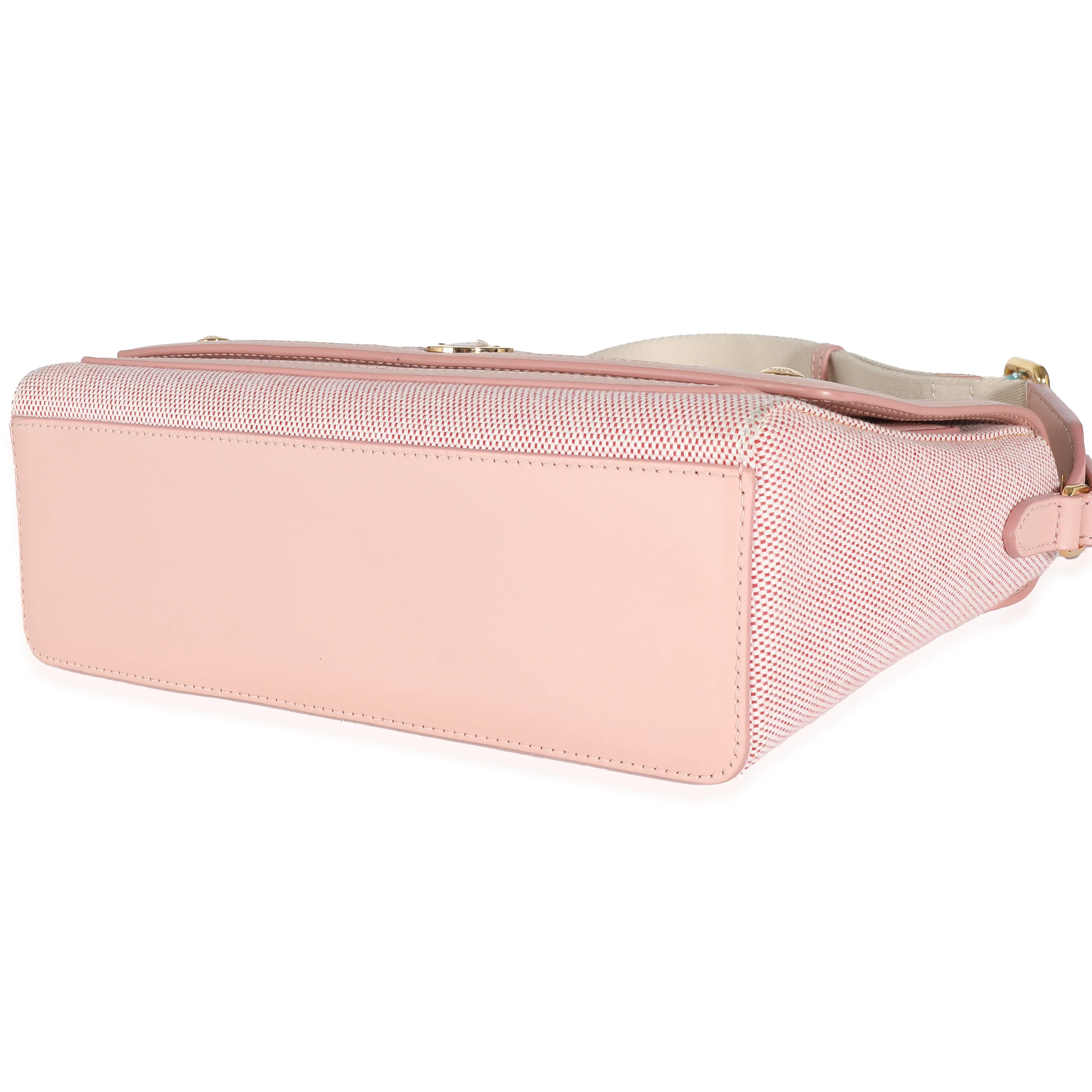 Pink Canvas Medium Note Crossbody Bag - Image 6