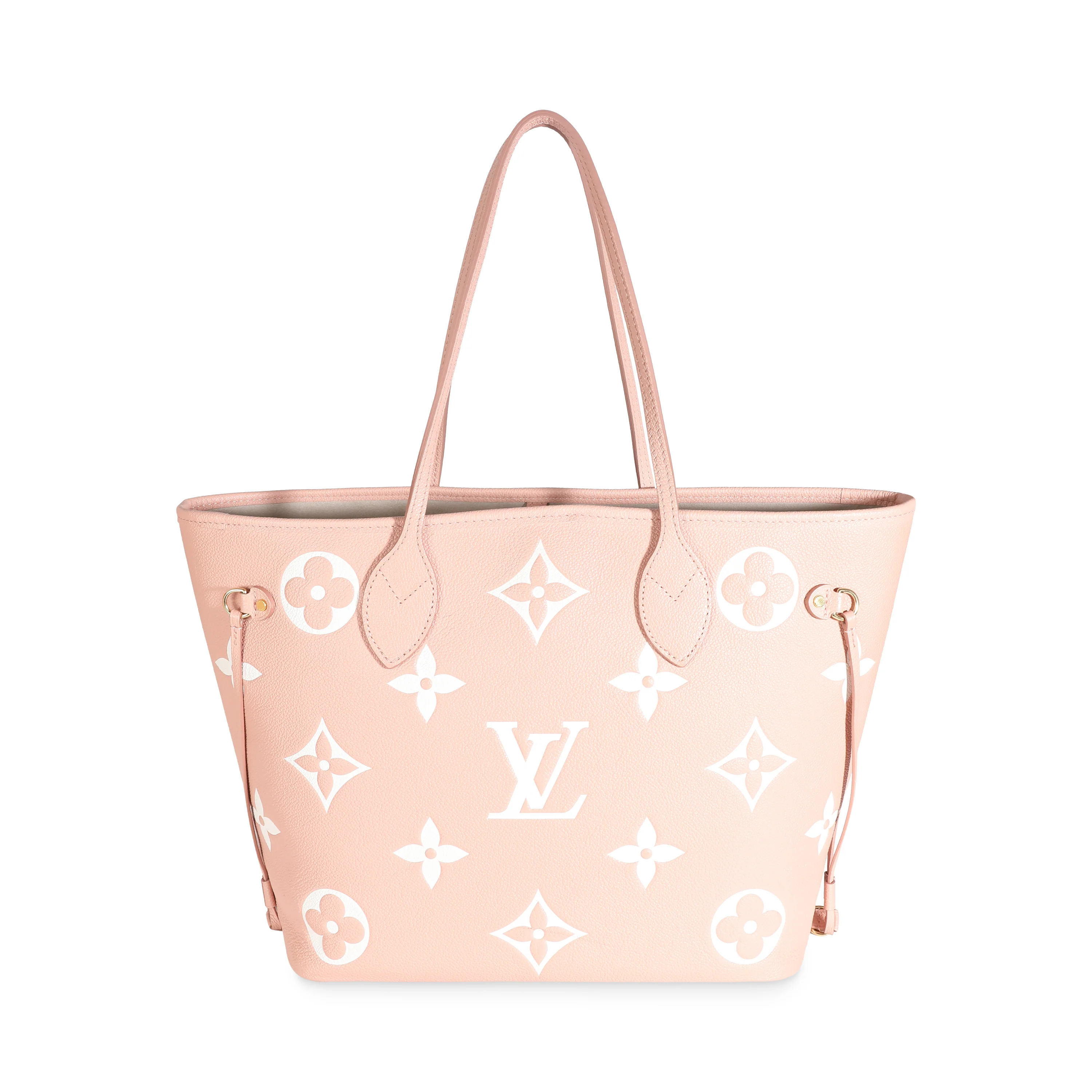 Trianon Pink Cream Empreinte Monogram Giant Neverfull MM - Image 4