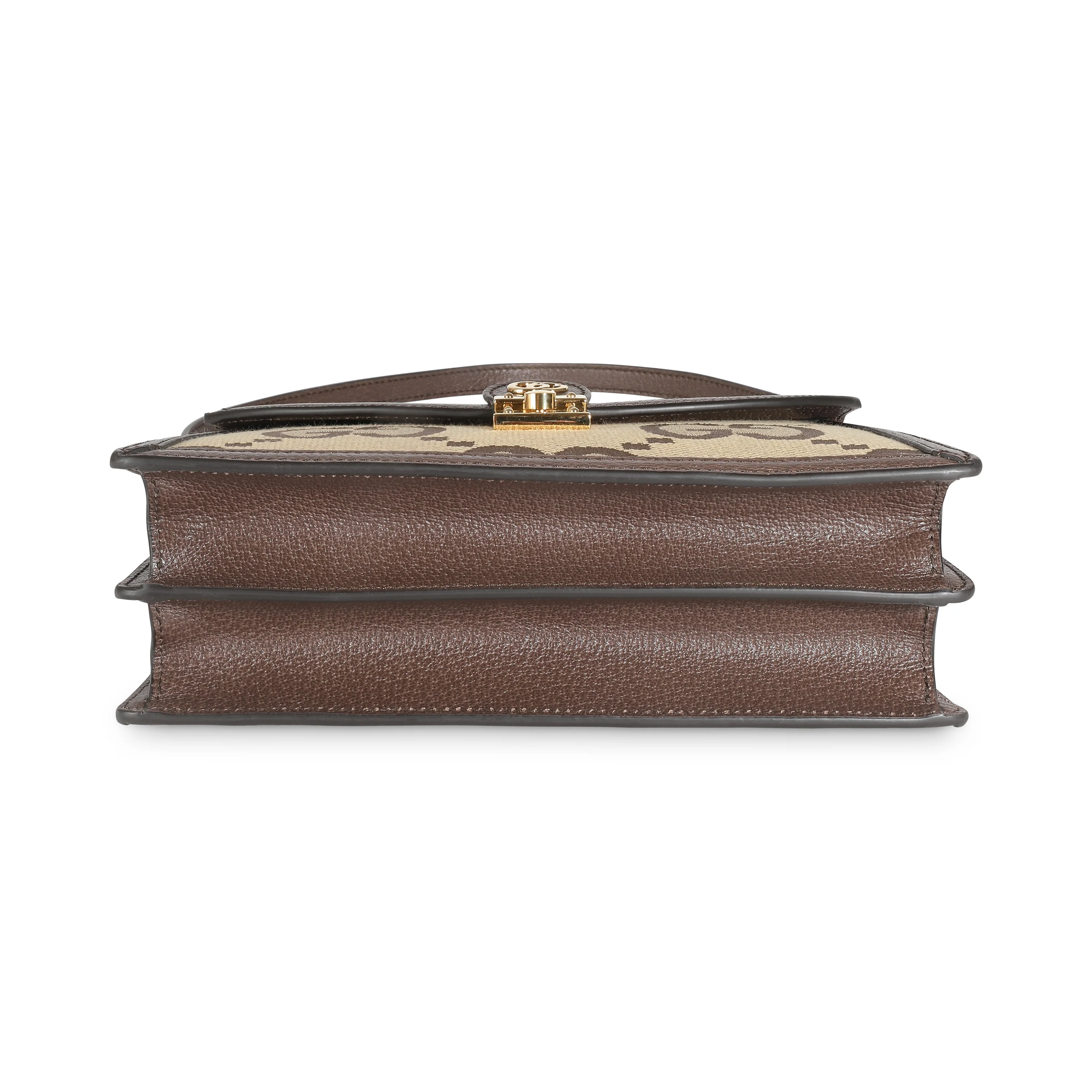 Brown Jumbo GG Canvas Small Ophidia Top Handle - Image 5