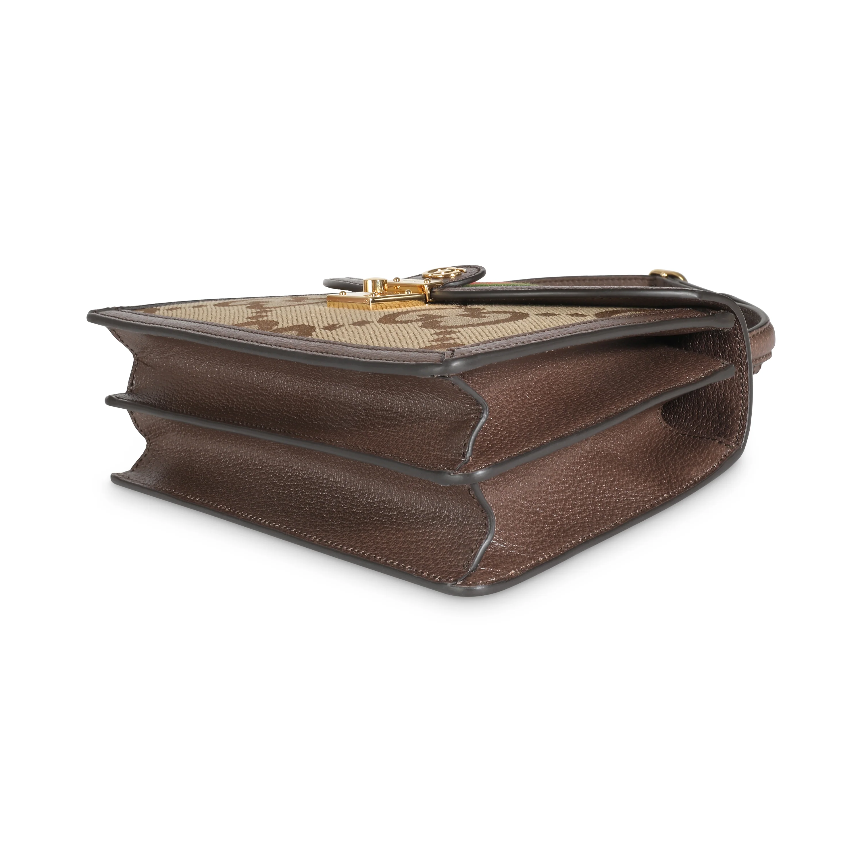 Brown Jumbo GG Canvas Small Ophidia Top Handle - Image 7