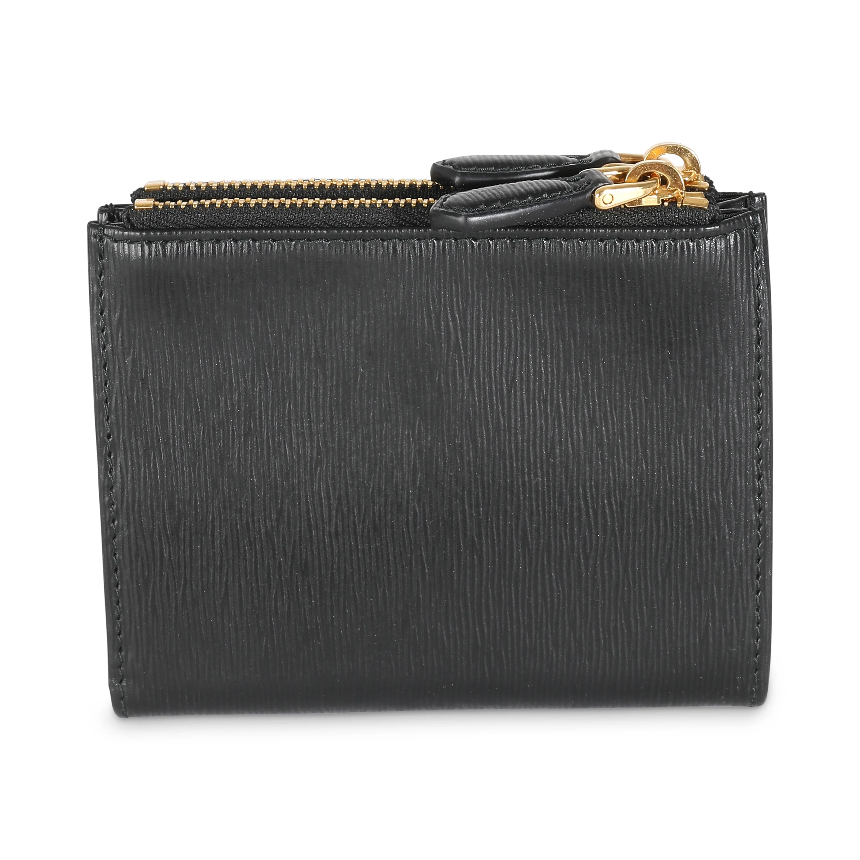 Black Vitello Move Bi-Fold Compact Wallet - Image 4