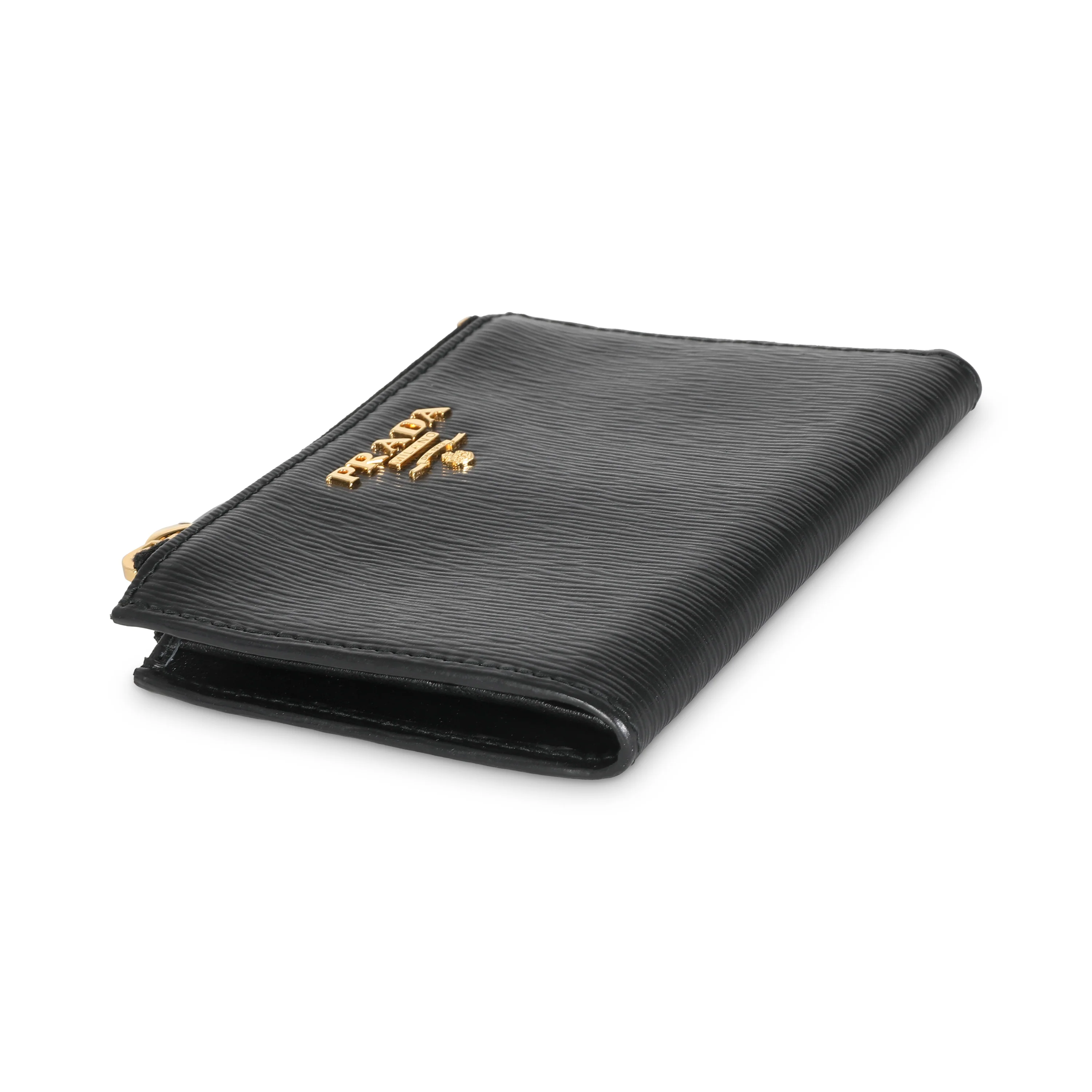 Black Vitello Move Bi-Fold Compact Wallet - Image 7