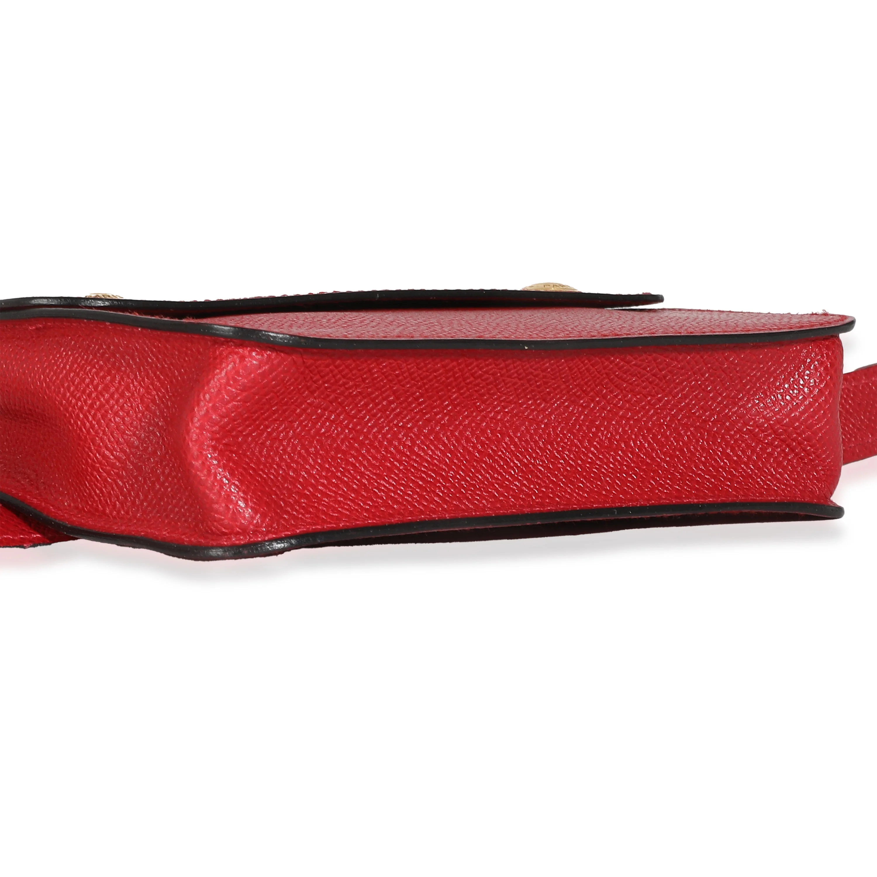 Rouge Vif Courchevel Pochette Belt Bag GHW - Image 6