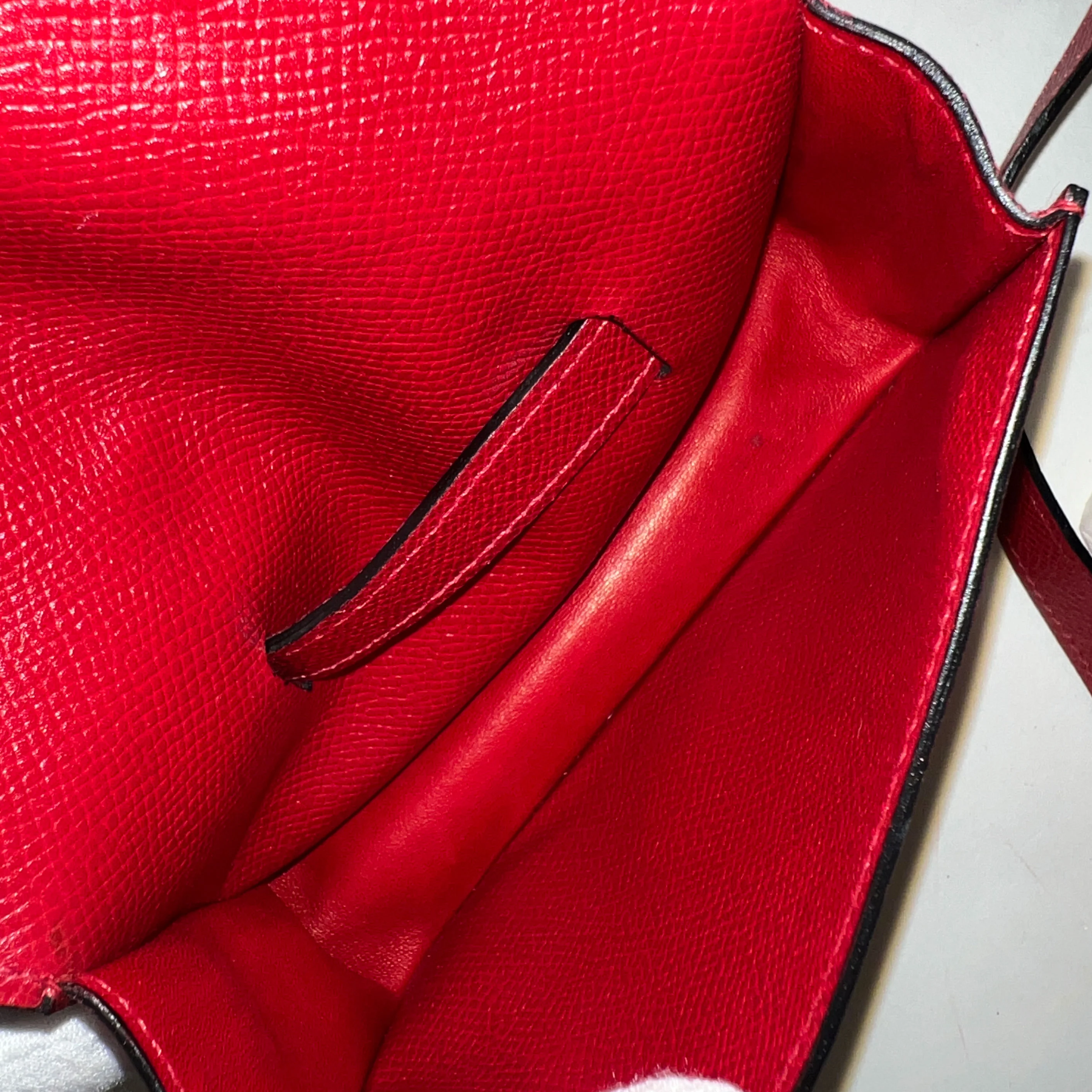 Rouge Vif Courchevel Pochette Belt Bag GHW - Image 8