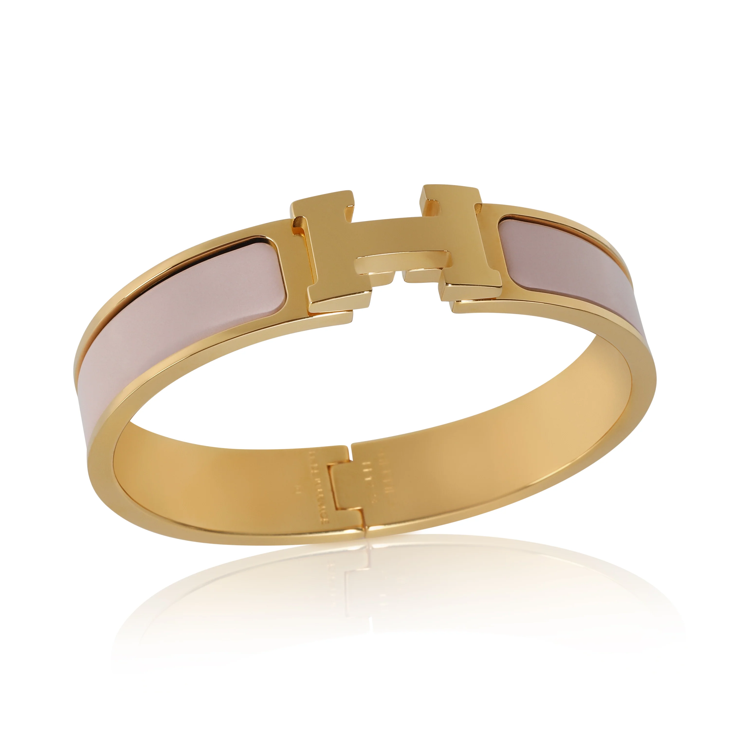 Hermes Clic H In Rose Candeur - Image 4