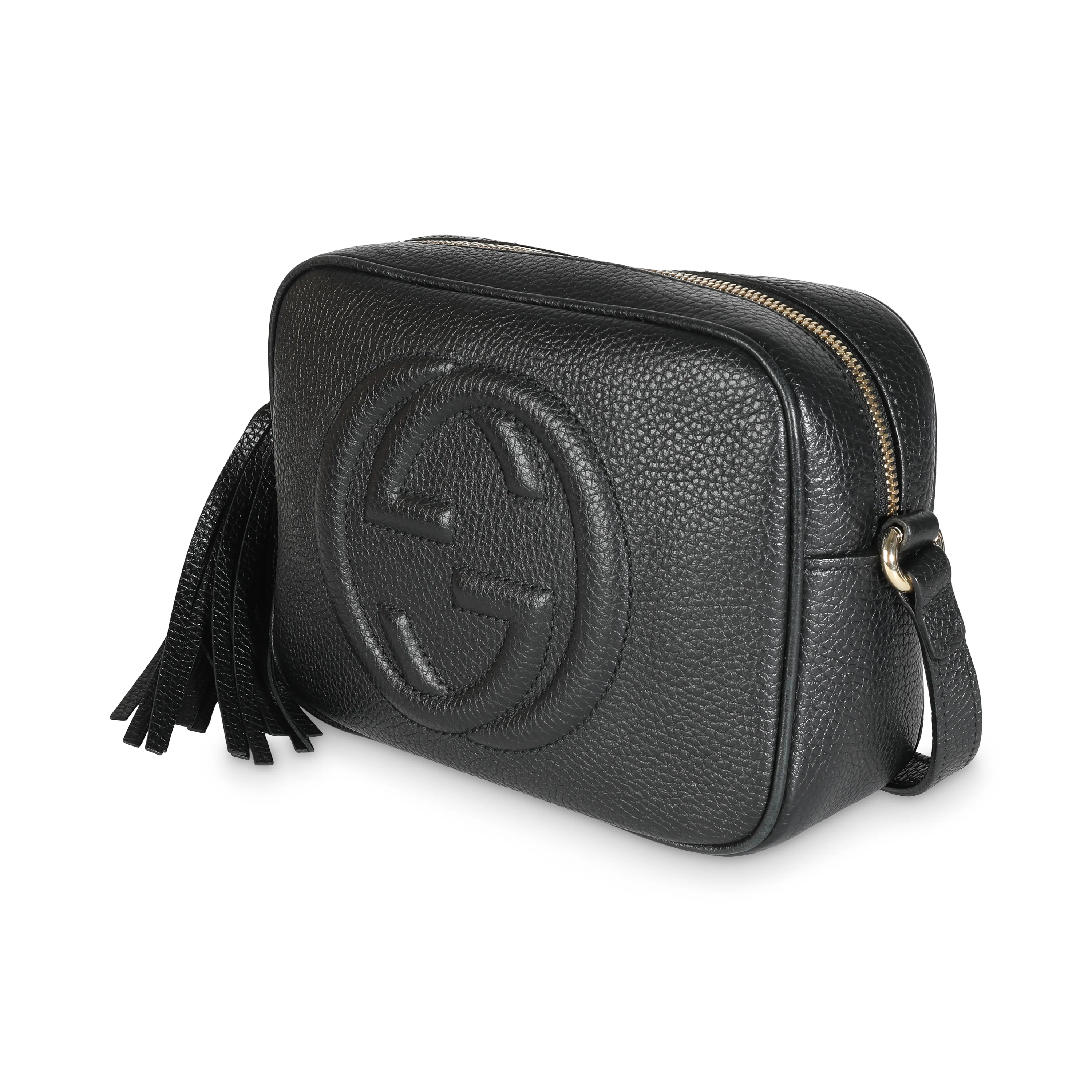 Black Pebbled Calfskin Soho Disco Crossbody - Image 2
