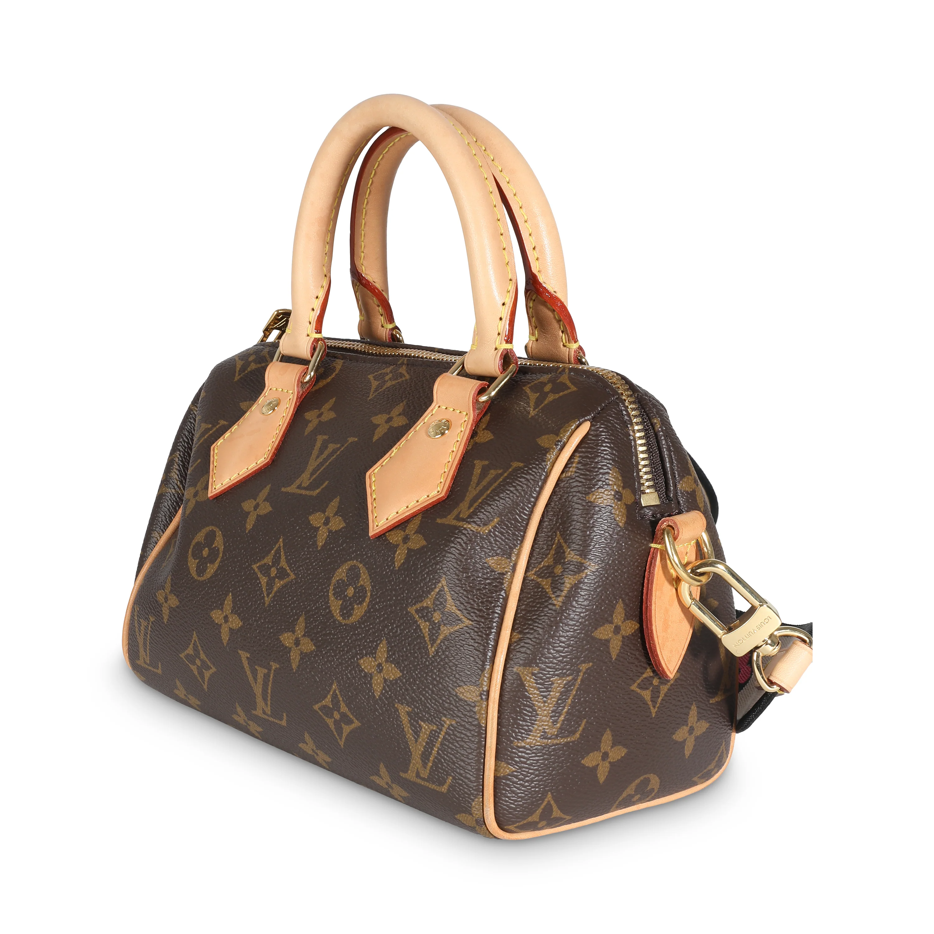 Black Monogram Canvas Speedy Bandouliere 20 - Image 2