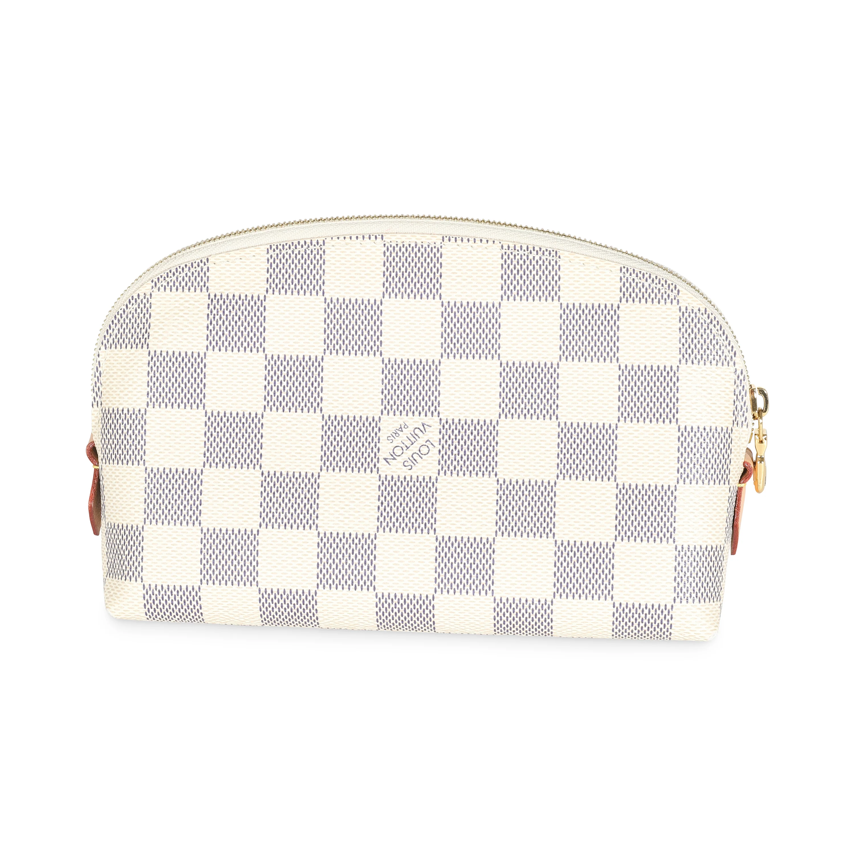 Damier Azur Canvas Cosmetic Pouch - Image 4