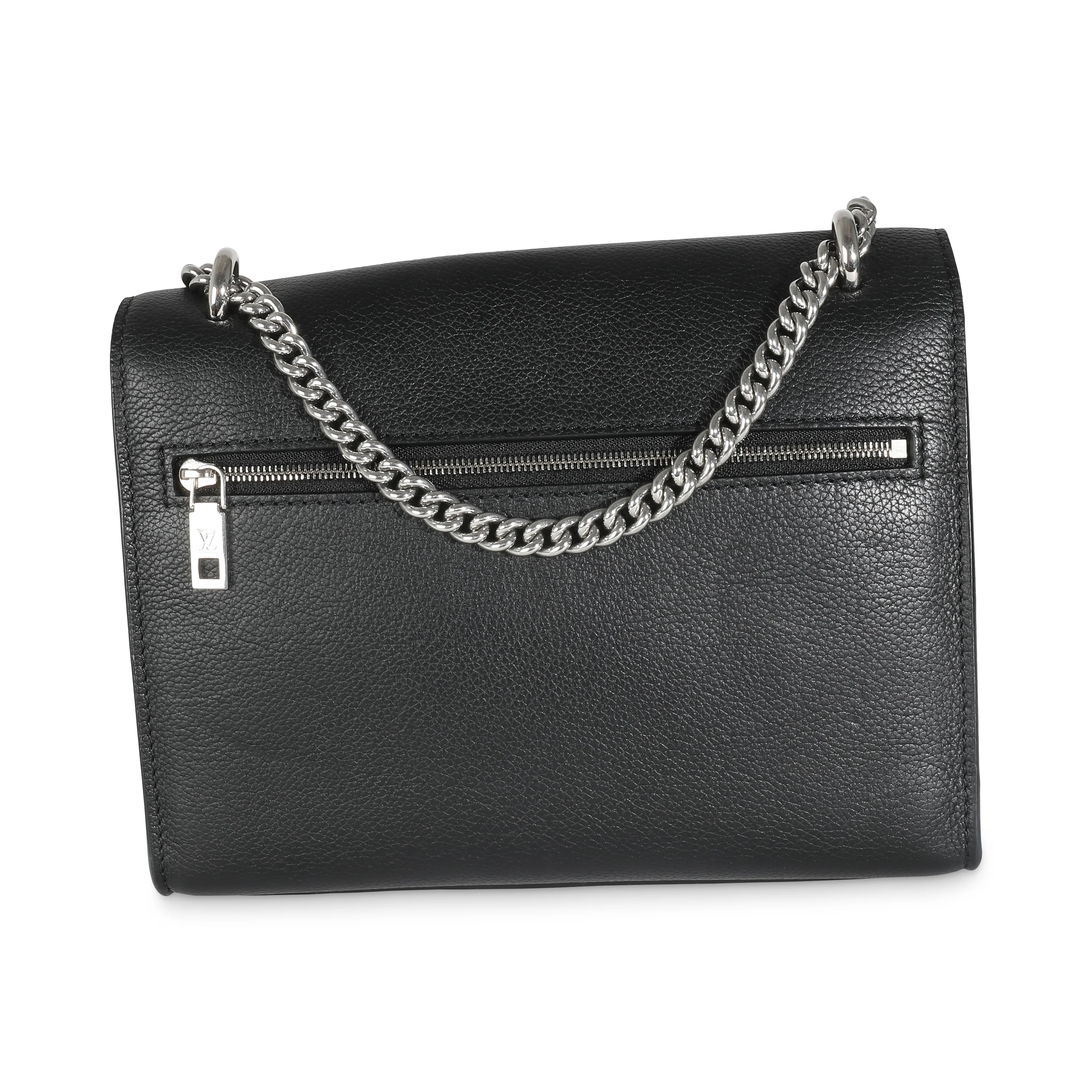 Black Calfskin Mylockme Chain Bag - Image 4