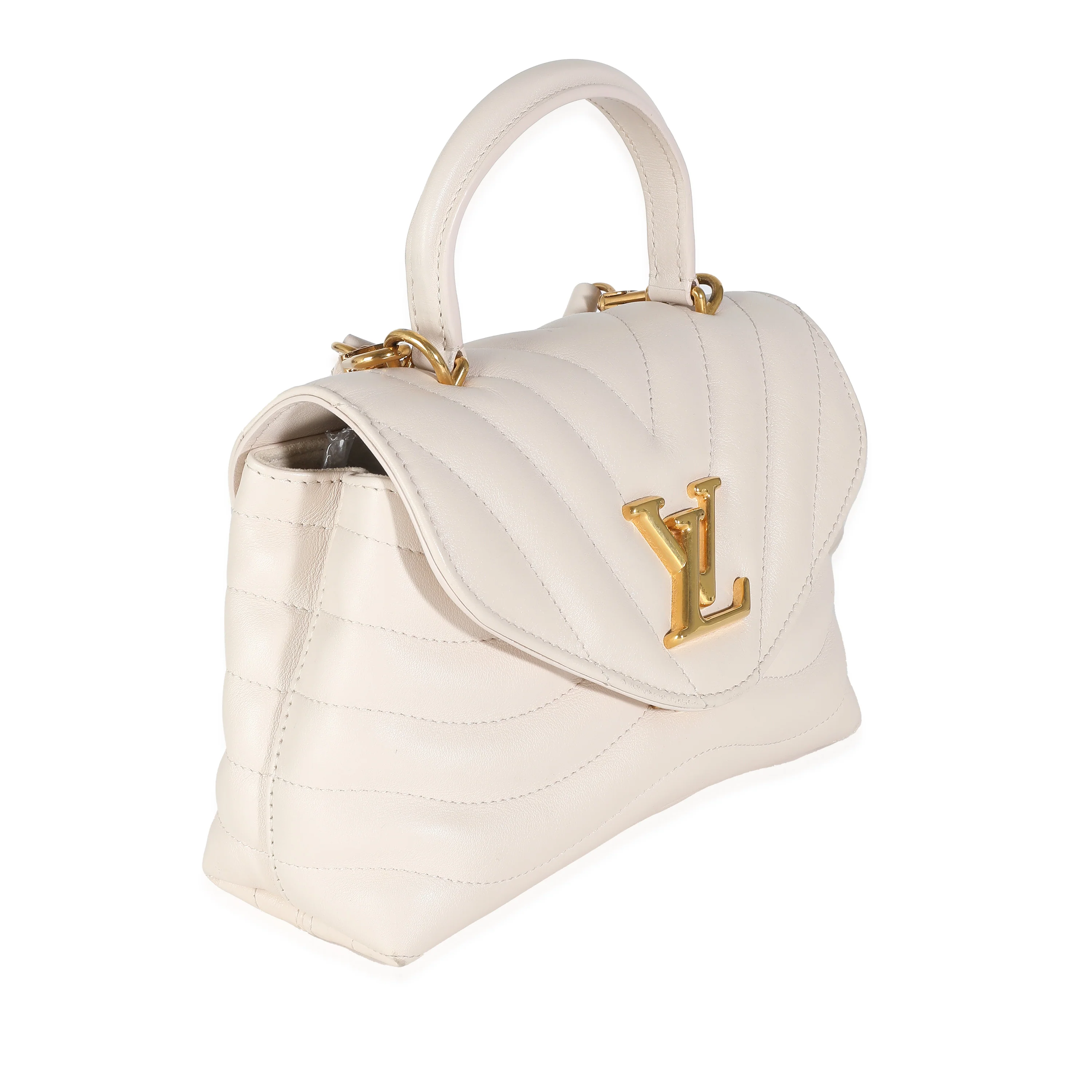 Ivory Calfskin New Wave Top Handle Bag - Image 3
