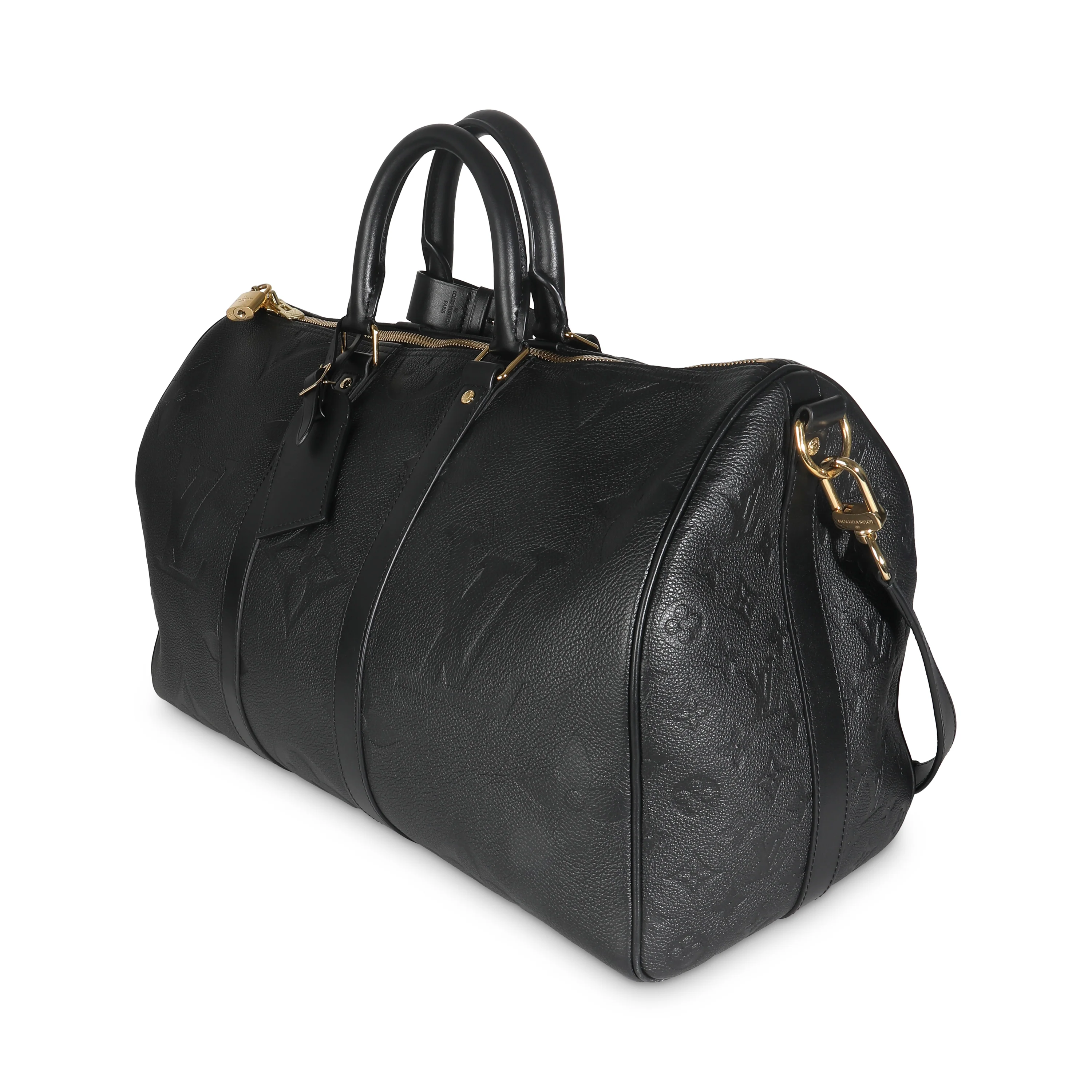 Black Giant Monogram Empreinte Keepall Bandouliere 45 - Image 2