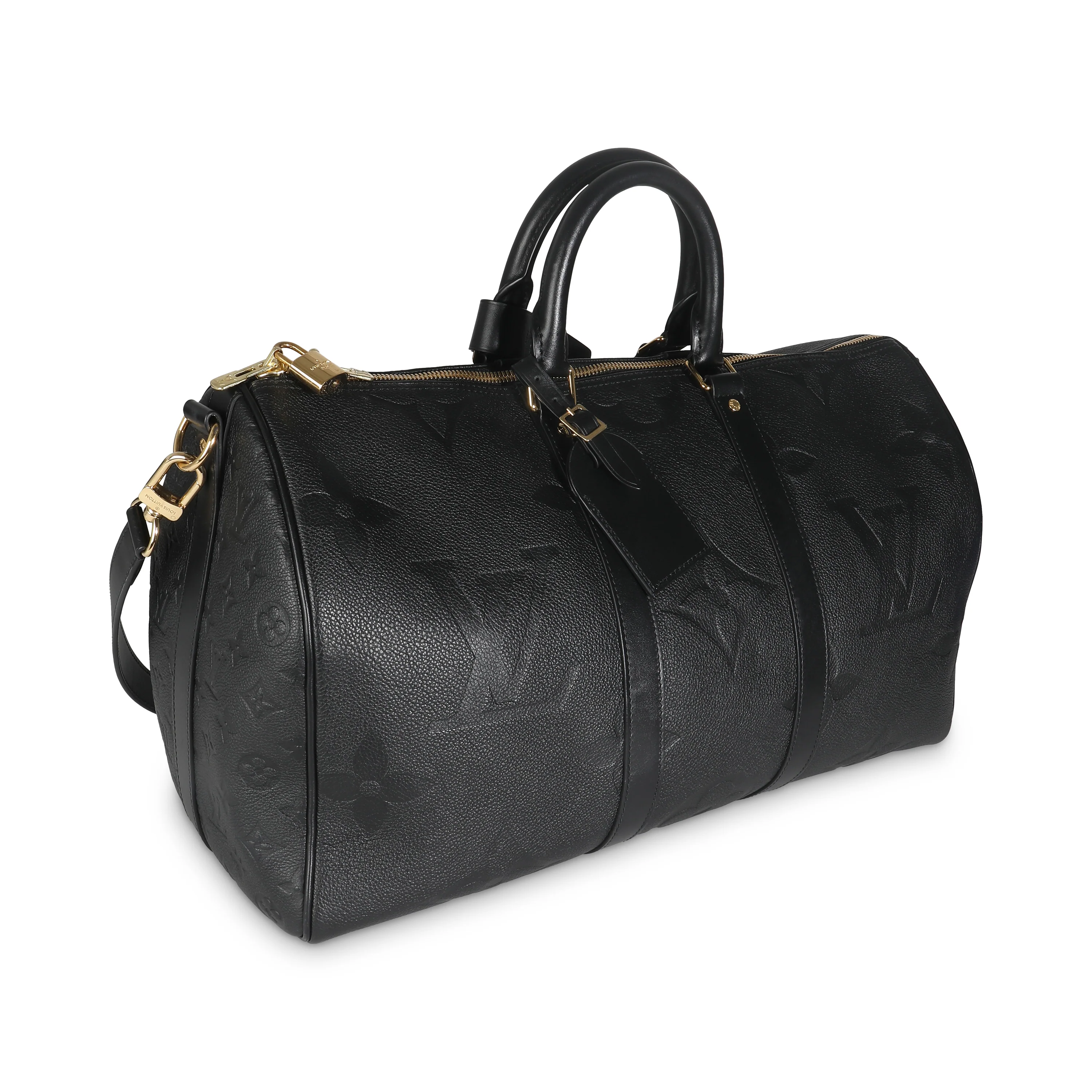 Black Giant Monogram Empreinte Keepall Bandouliere 45 - Image 3