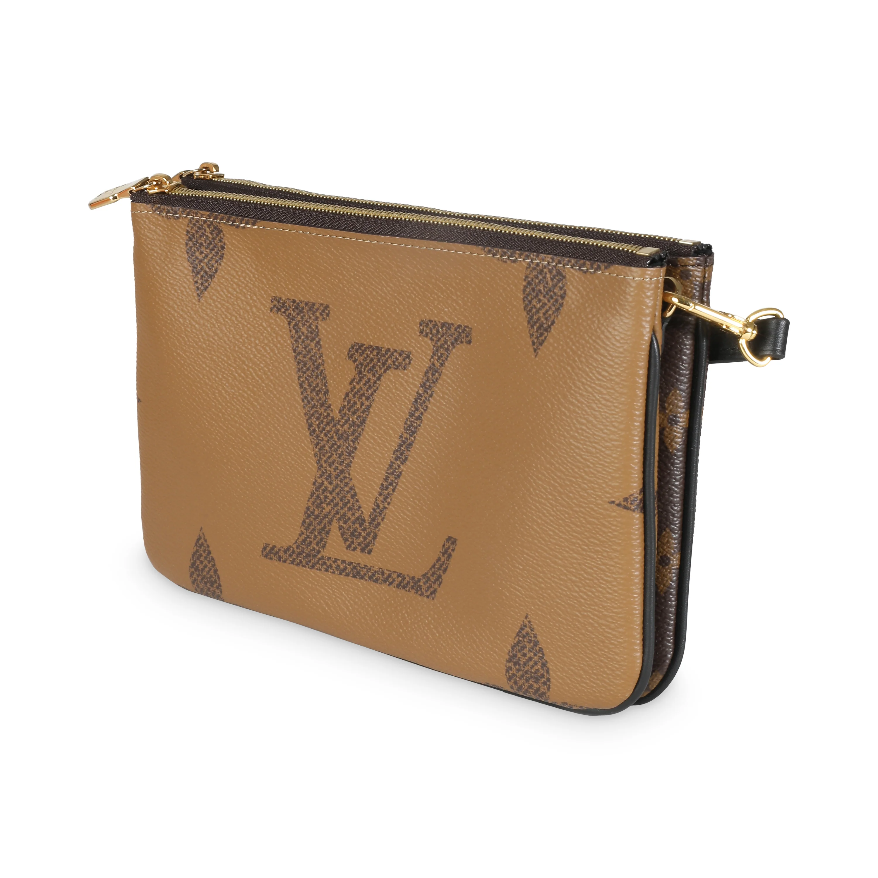 Reverse Monogram Canvas Double Zip Pochette - Image 2