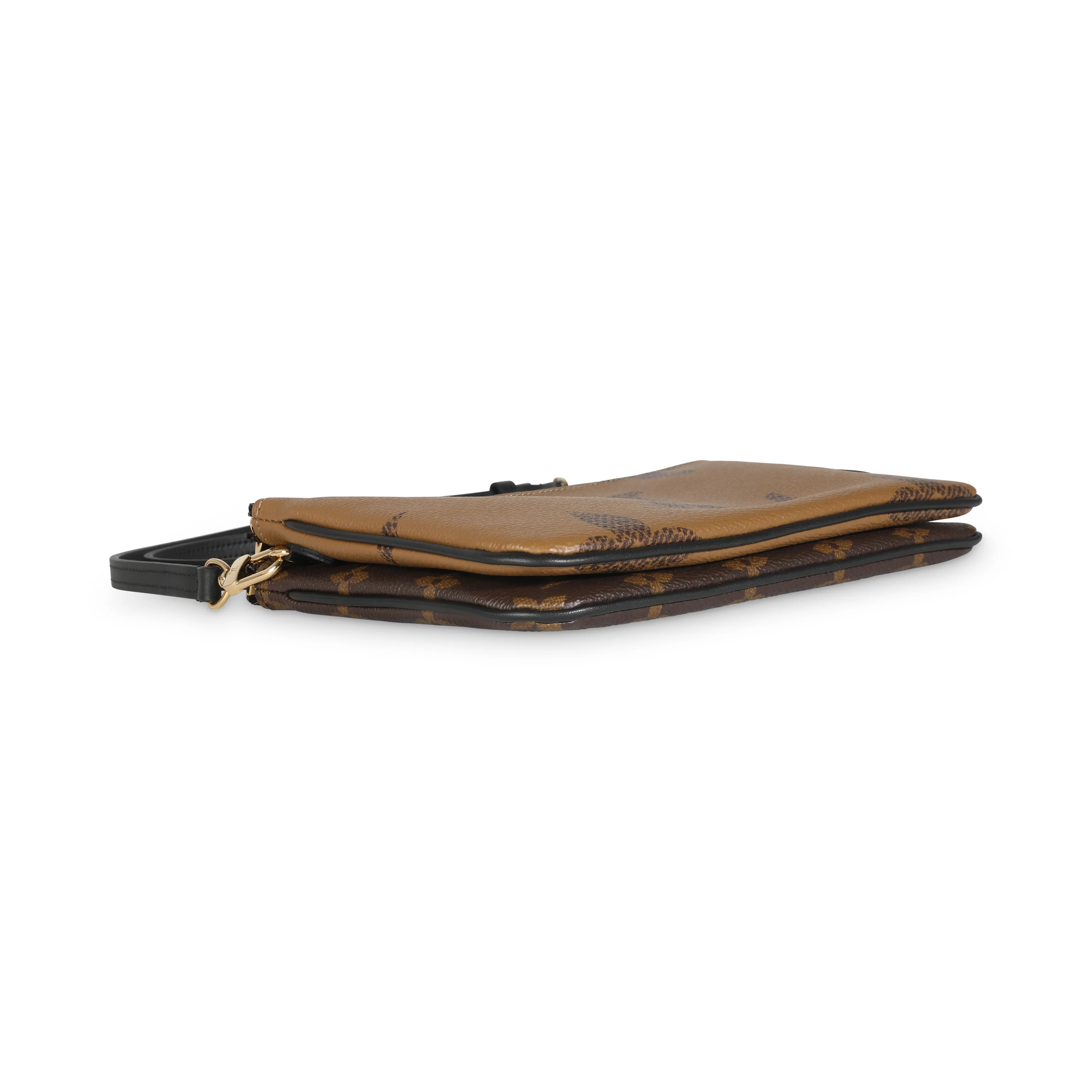 Reverse Monogram Canvas Double Zip Pochette - Image 6