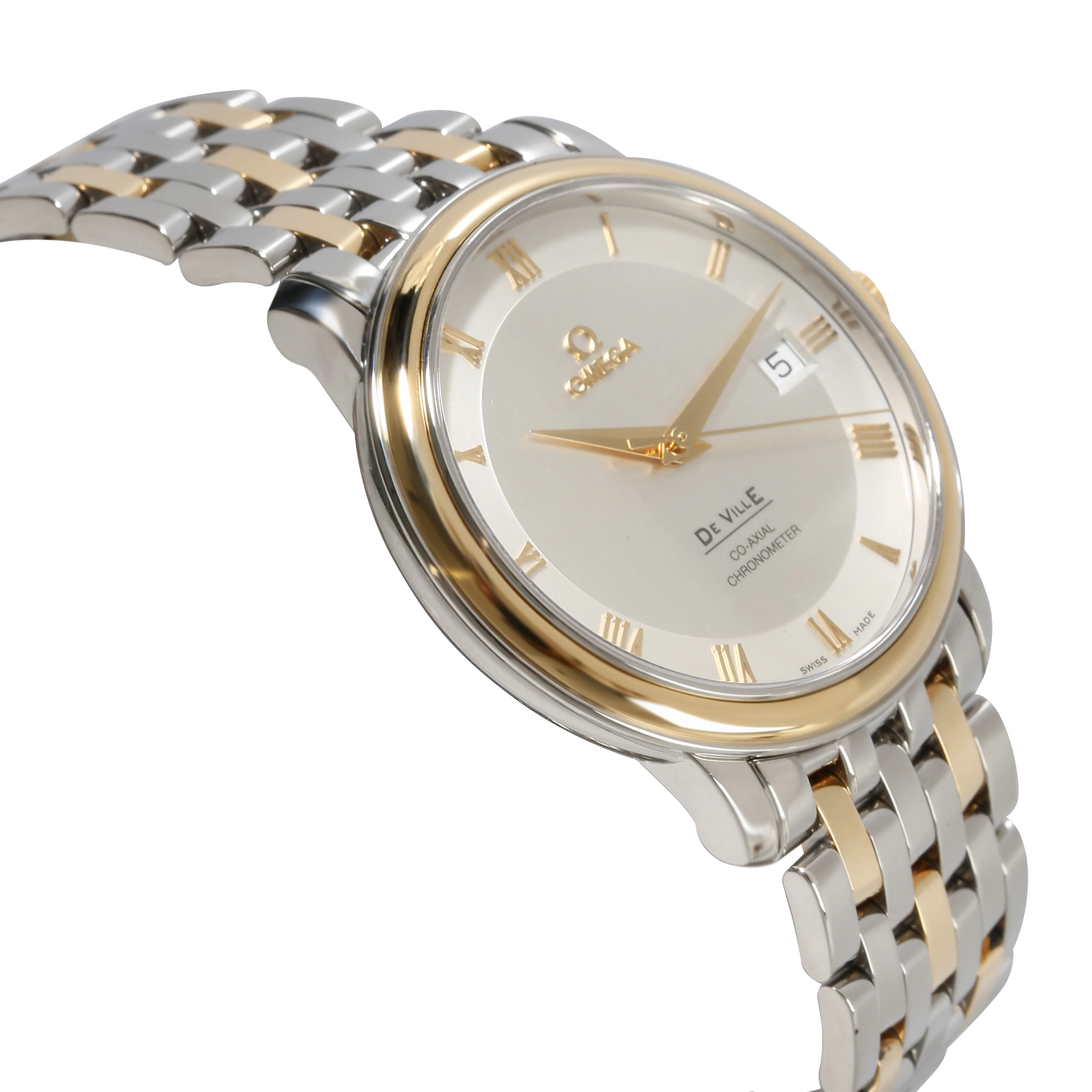 DeVille Prestige 4374.31.00 Mens Watch in 18k Stainless Steel/Yellow Gold - Image 2
