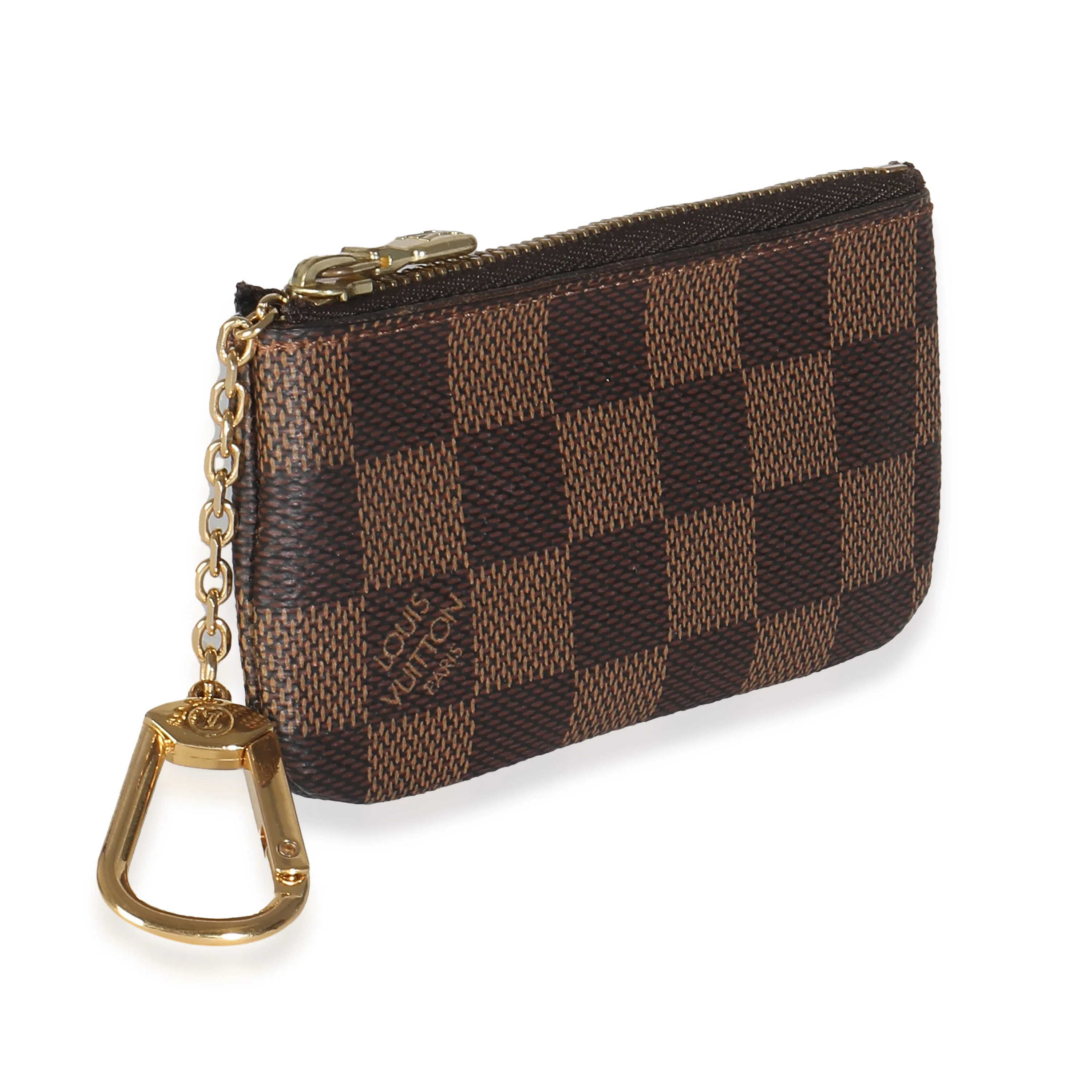 Damier Ebene Canvas Key Pouch - Image 3