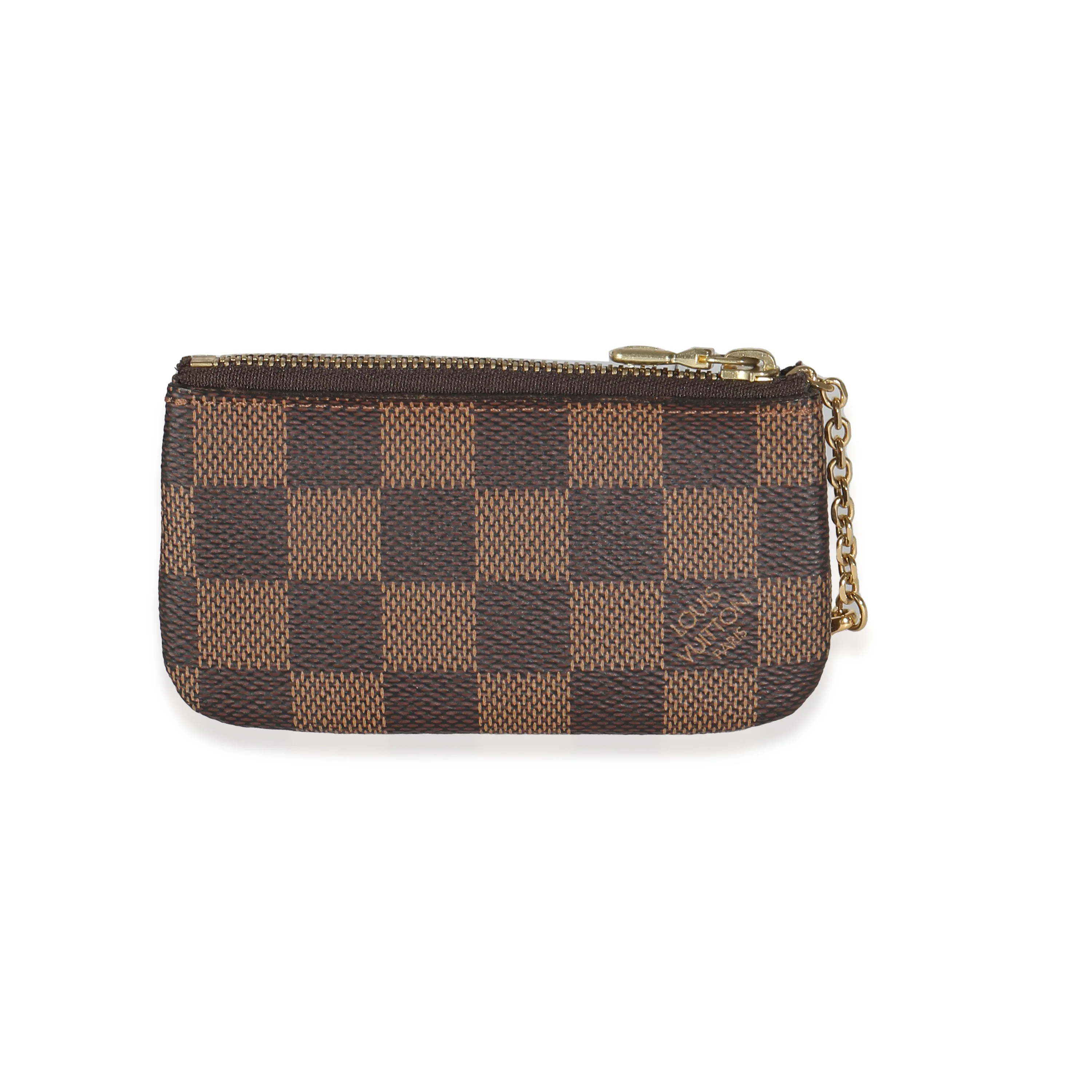 Damier Ebene Canvas Key Pouch - Image 4
