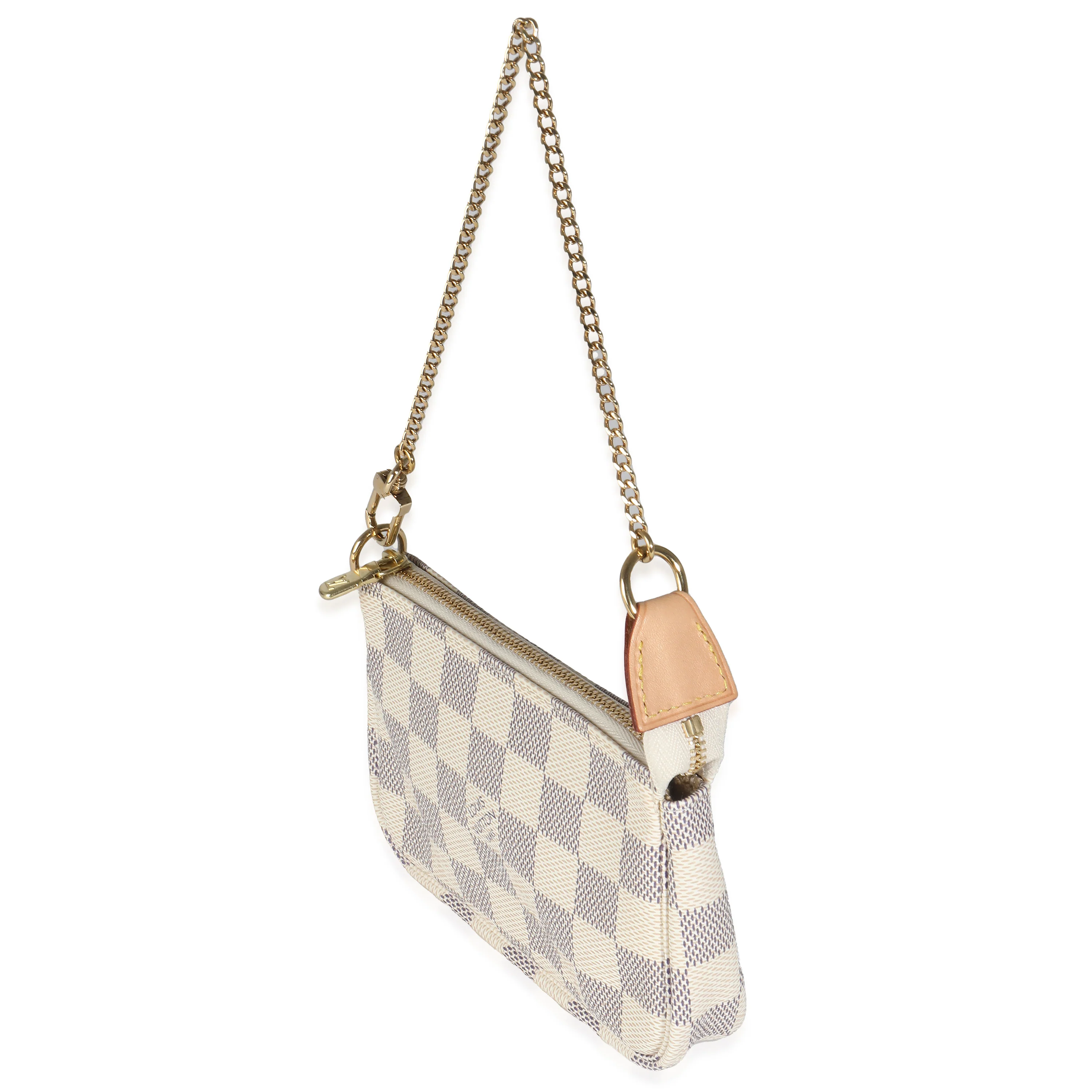 Damier Azur Canvas Mini Pochette Accessories - Image 2