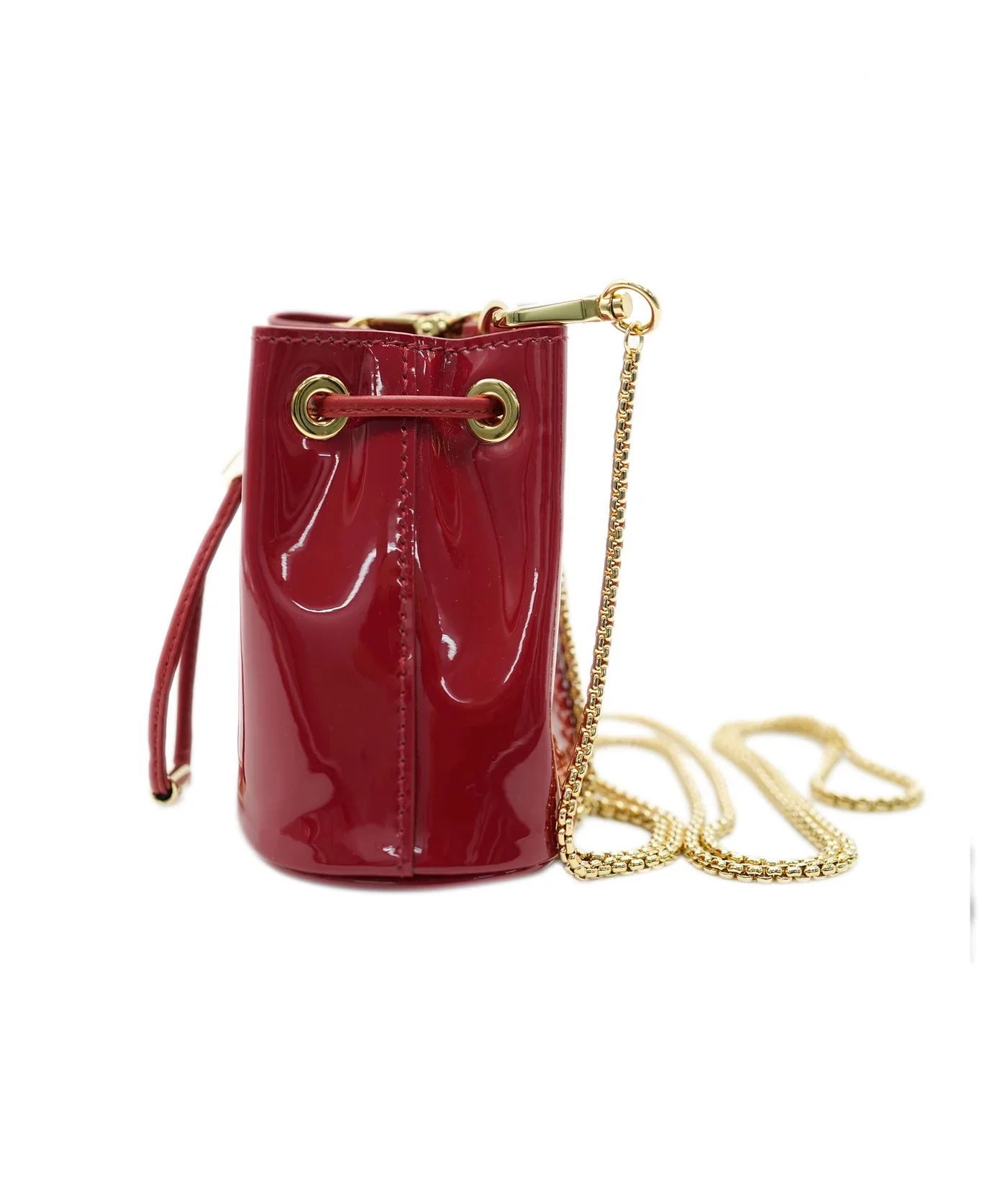 Red Vernis Patent Mini Pouch - Image 2